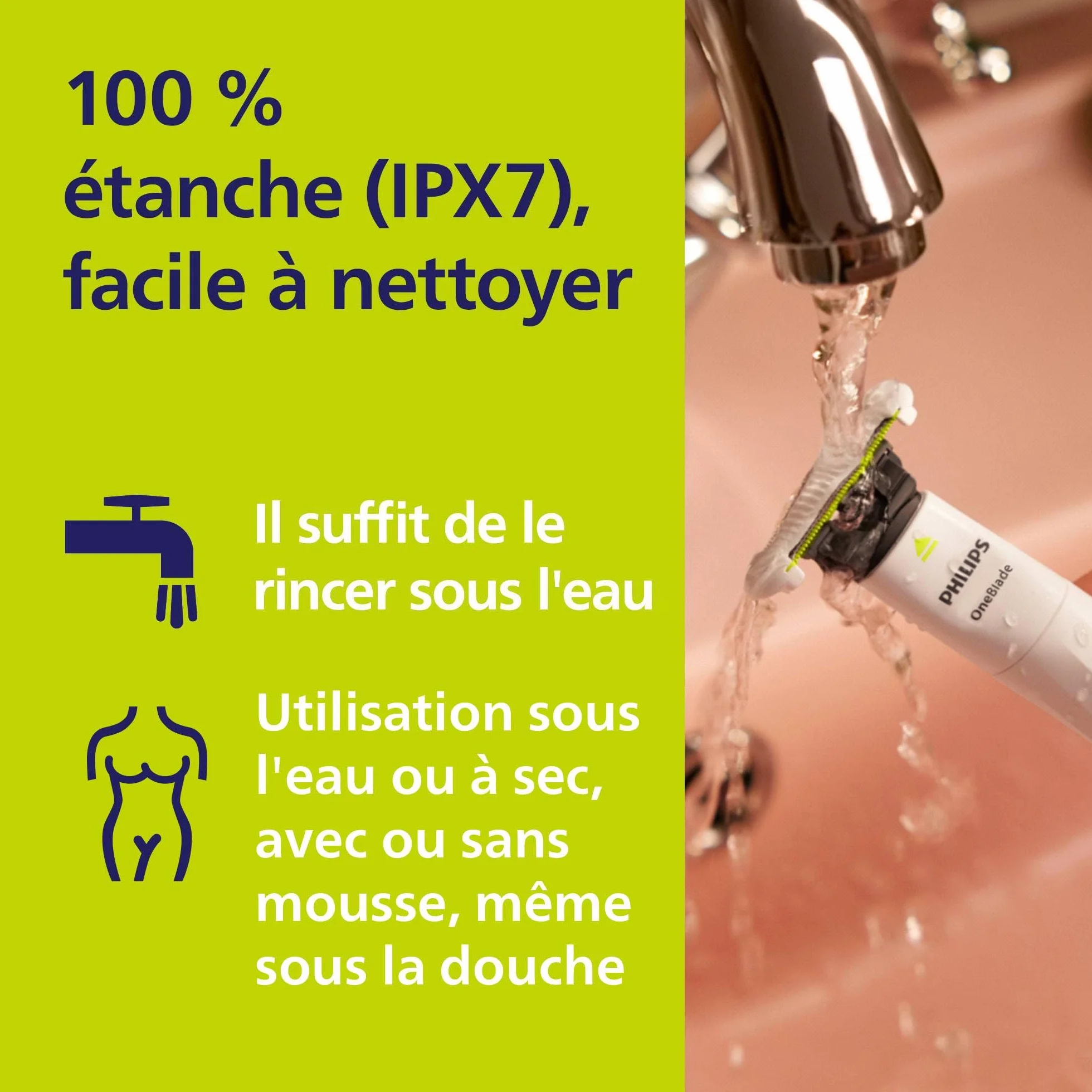 Philips OneBlade Intimate rasage intime protection cutanée supplémentaire modèle QP1924/28