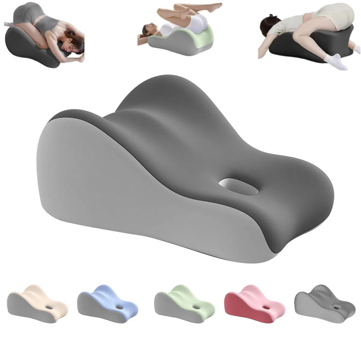 Coussin de coin discret pour couples en mousse à mémoire de forme, oreiller ergonomique pour soutien tête de lit