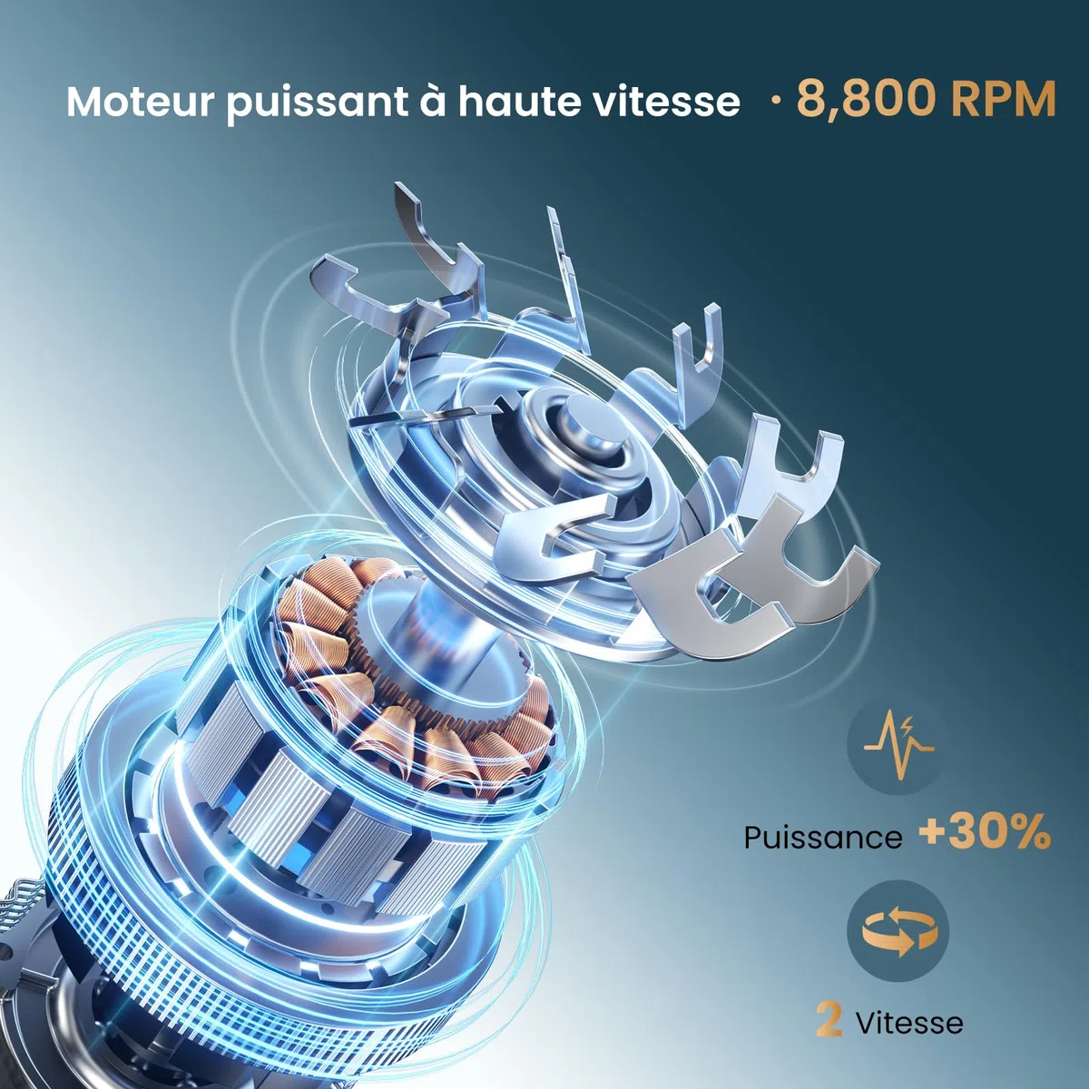 MAXGROOM 2026 Pro Rasoir Électrique Crâne Homme, Tête Magnétique 7D, Moteur 8800 tr/min, Autonomie 140 min, USB-C, IPX7, Sec/Humide