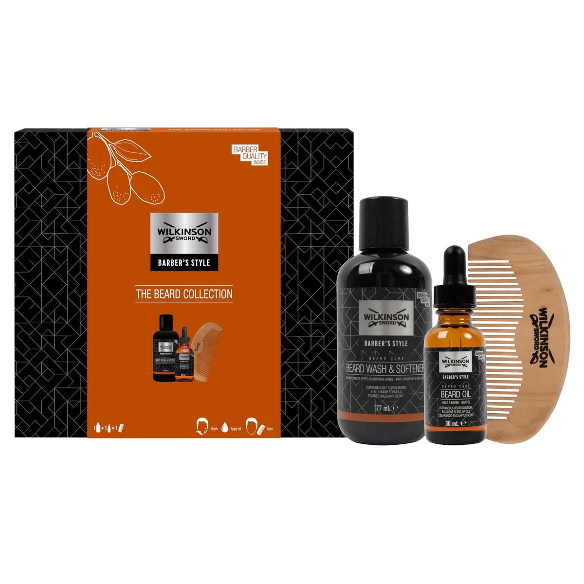 Wilkinson Sword Coffret Cadeau Pour Hommes The Beard Collection Barber's Style