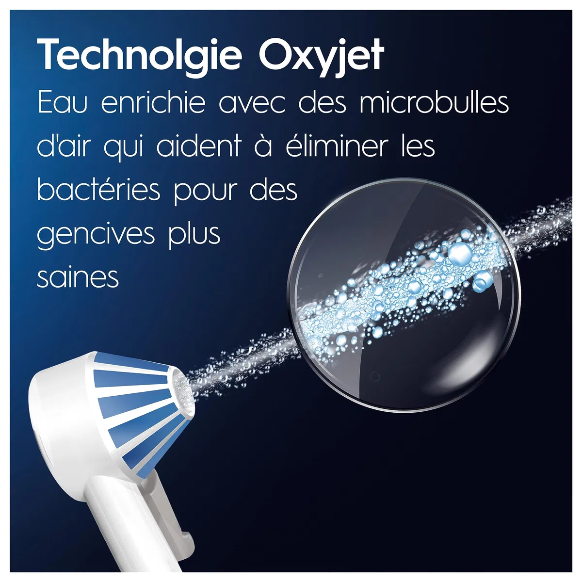 Oral-B Hydropulseur Dentaire et Brosse à Dents Electrique iO 6, Pack en Blanc – Coffret pour Brossage et Nettoyage Interdentaire, avec des Jets d’Eau, Manche avec 5 Modes dont Soin des Gencives