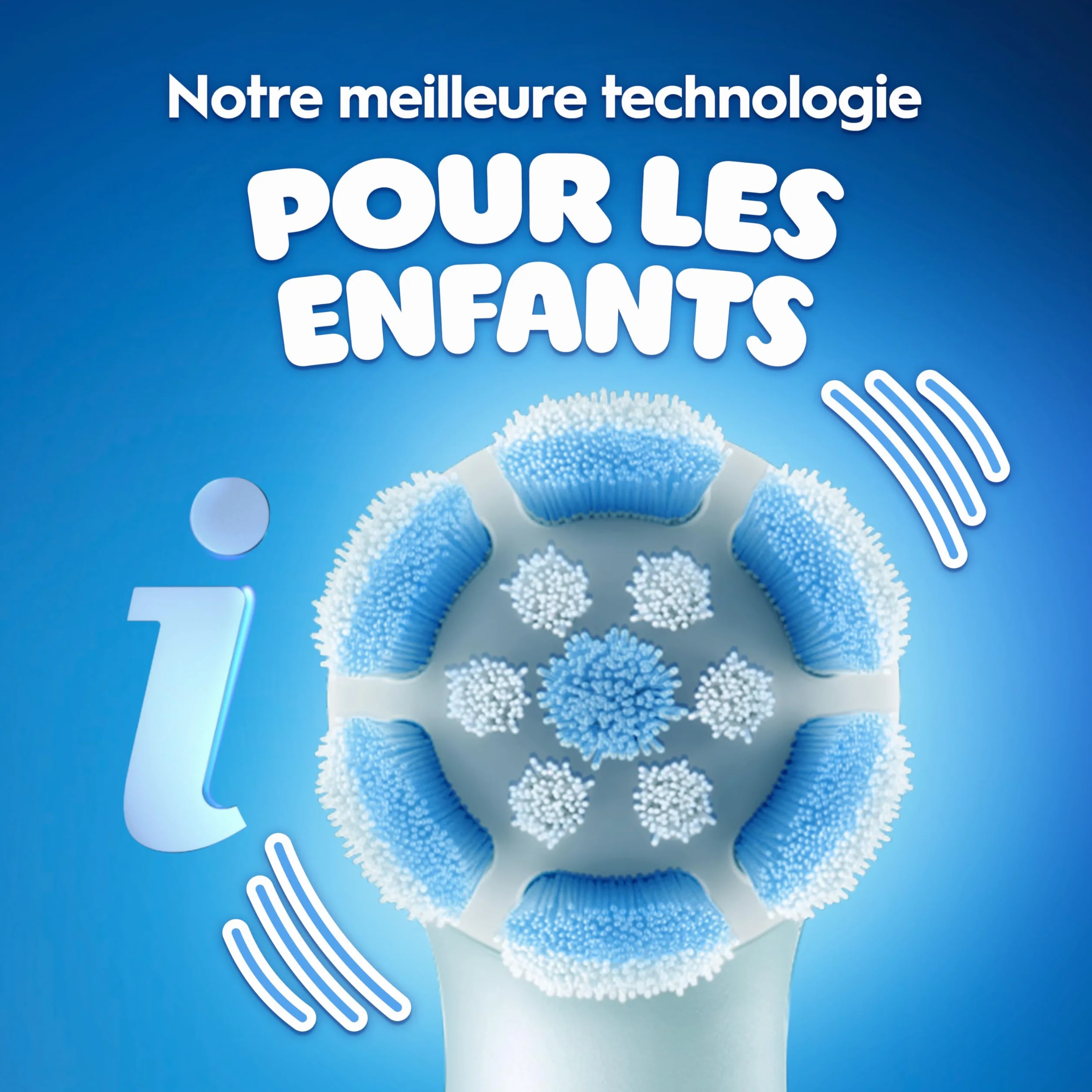 Oral-B Brosse à Dents Électrique iO Kids Stitch Bleue 3 Modes Brossage Enfants 6 Ans Minuteur Musical