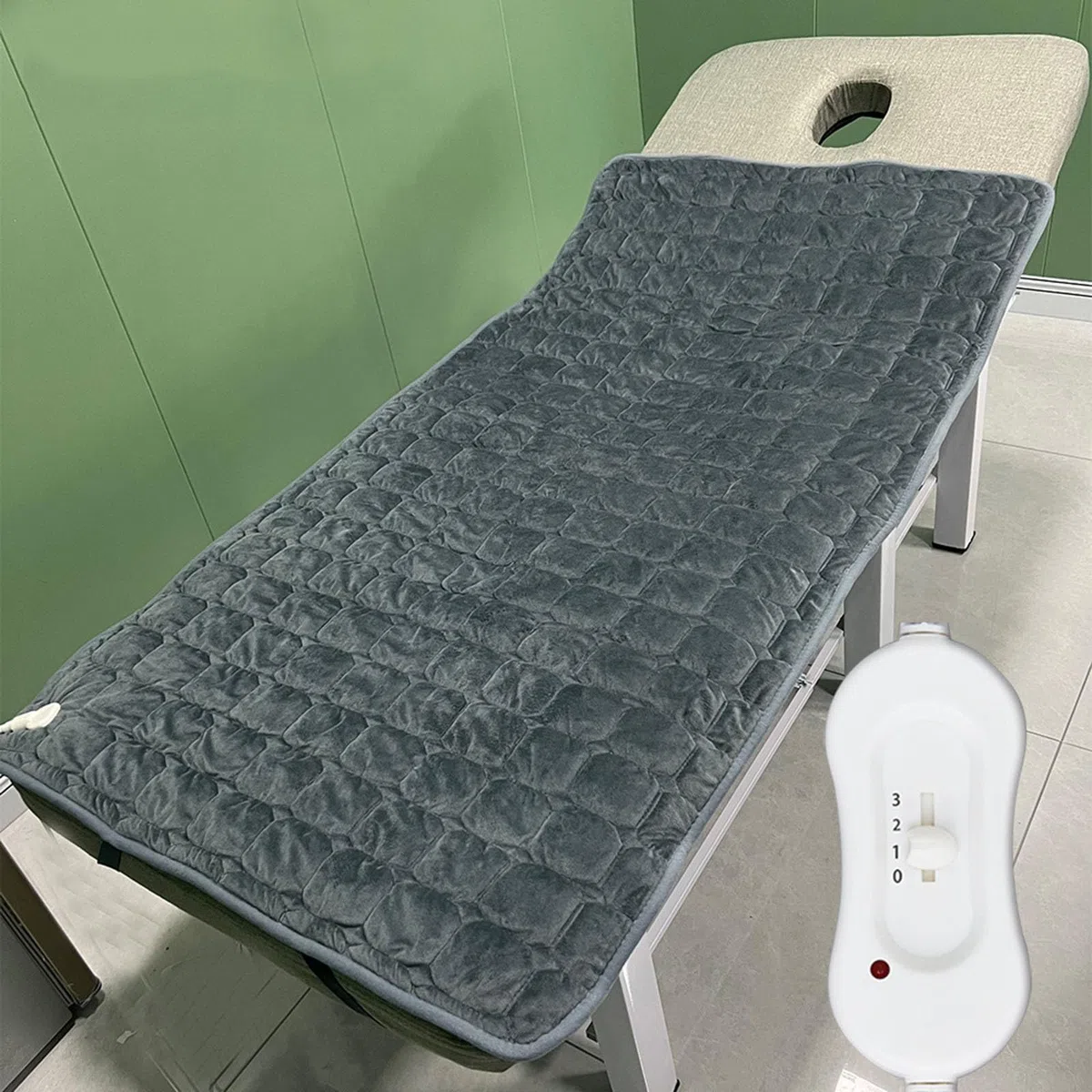 Matelas Chauffant Pour Salon De Beauté, Surmatelas Pour Lit De Soins Des Cils, Matelas Pour Table De Massage, Couverture Chauffante Électrique Épaisse, Accessoires Pour Lit De-Spa, Carré,150*80cm