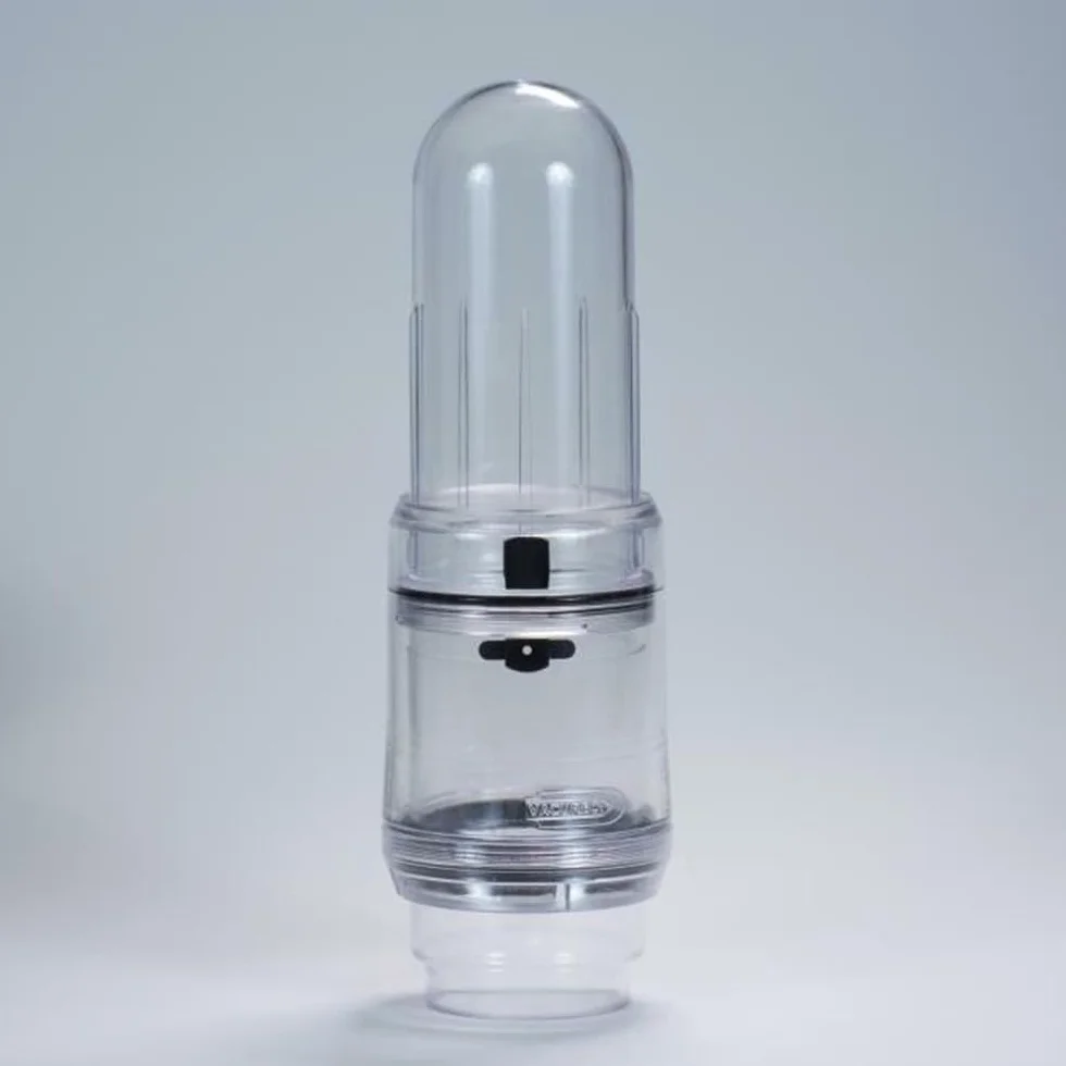 Pompe à Pénis Manuelle avec 5 Anneaux en Silicone – Vakuumpumpe pour Hommes, Stimulation de l’Érection et Allongement