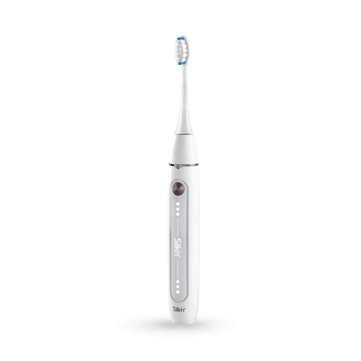 Silk'n Brosse à dents électrique sonique I SonicYou I Jusqu'à 300 jours d'autonomie - Convient aux dents sensibles I avec 1 brosse medium + 1 brosse souple I Blanc Mat
