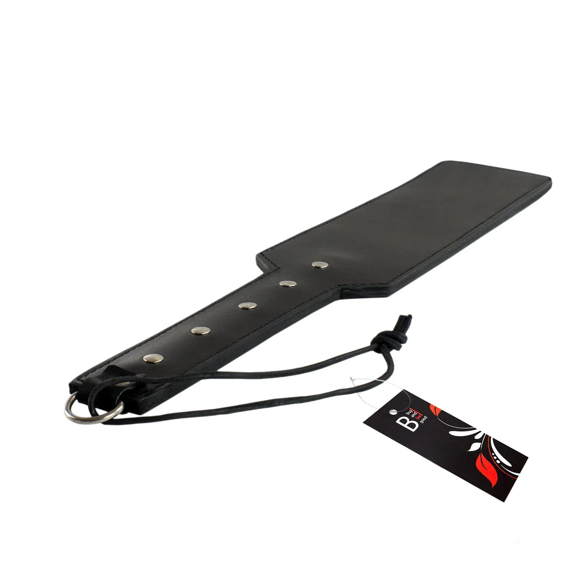 TOP qualité - Large TAPETTE DE FABRICATION ARTISANALE EN CUIR DE BUFFLE - 100% cuir de buffle de qualité supérieure - Tapettes, paddles et fouets érotiques pour SM, BDSM et bondage