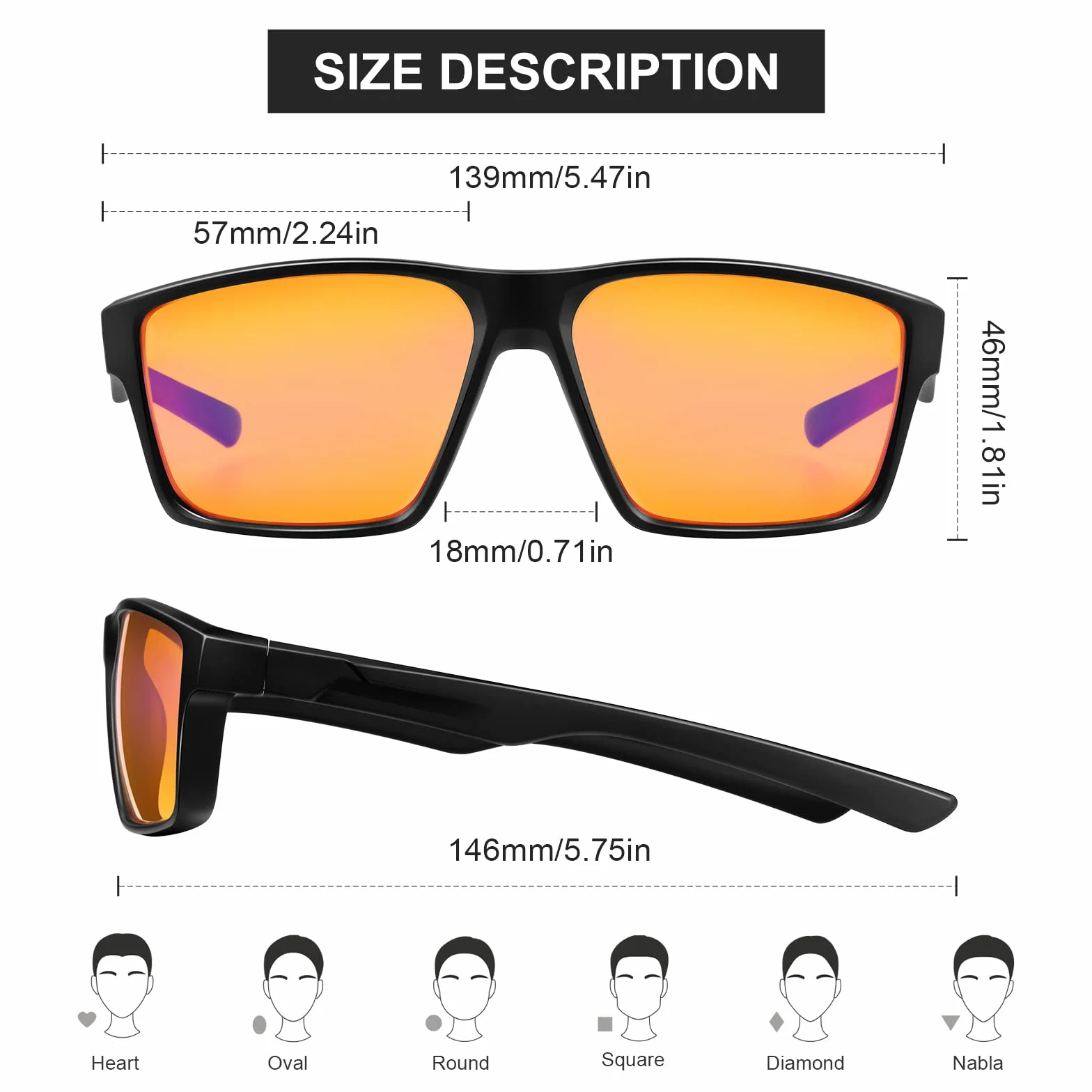 Lunettes Anti Lumière Bleue Gaming Verres Jaunes Anti-UV pour Écran PC Console