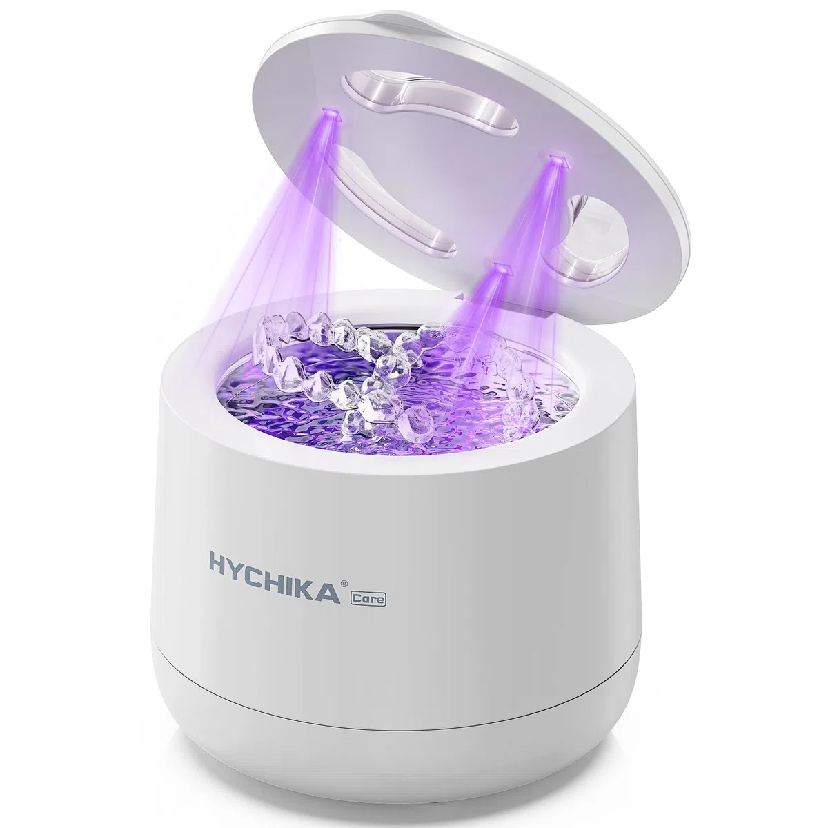 Nettoyeur Ultrasons 45kHz Stérilisation UV 200 ml Blanc
