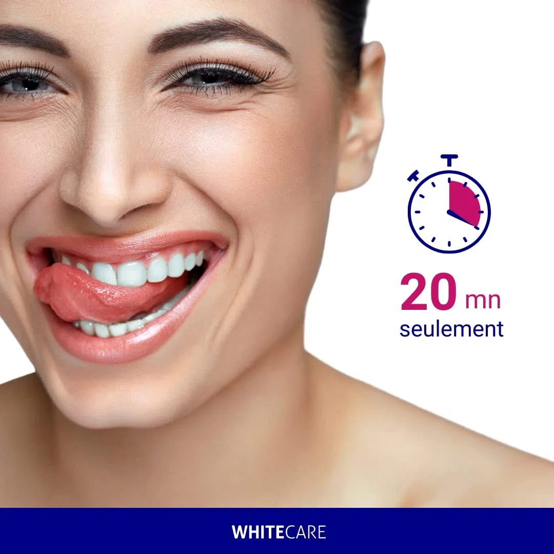 Whitecare Kit blanchiment dentaire professionnel menthe 2-9 teintes
