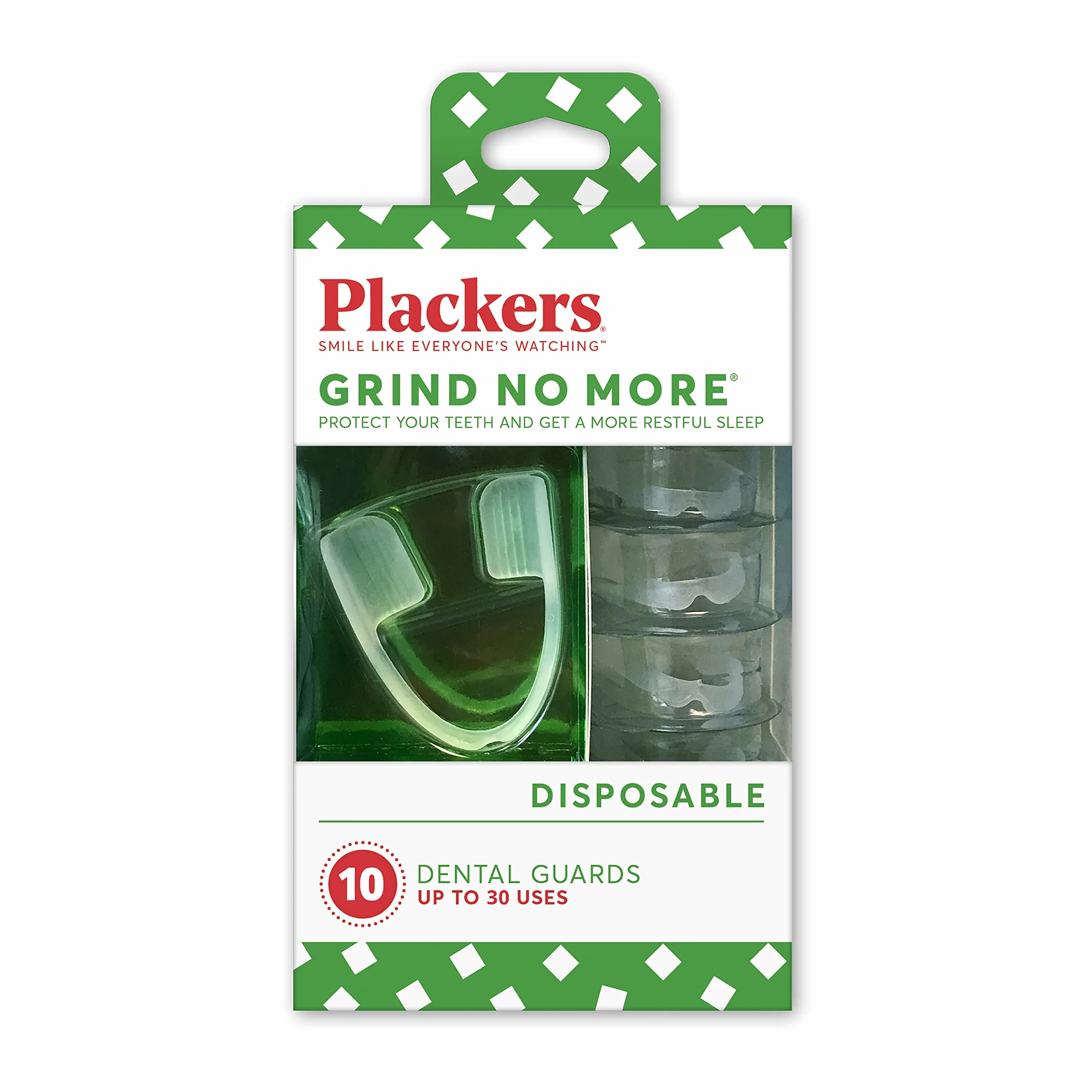Plackers Lot de 10 protège-dents anti-mouture pour nuit