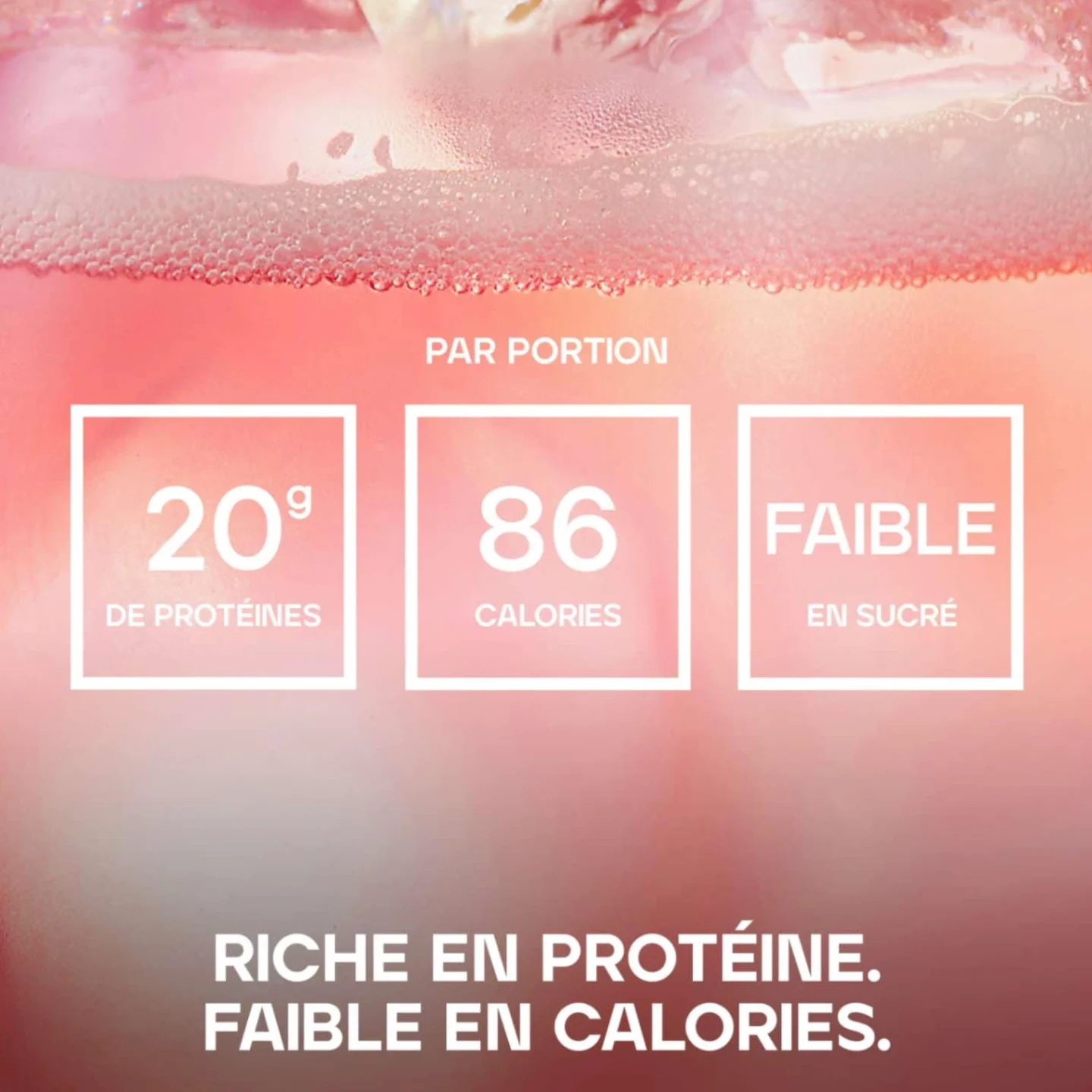 Clear Whey Isolate Pomme & Cassis 500g 20g protéines rapide faible sucre Shake protéiné léger fruité