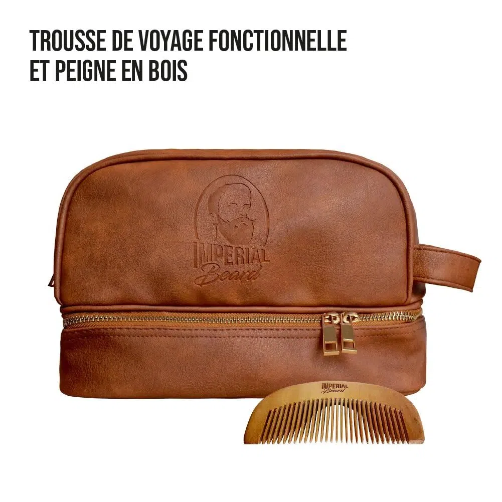 Trousse pour la Barbe Imperial Beard . Huiles et Cire
