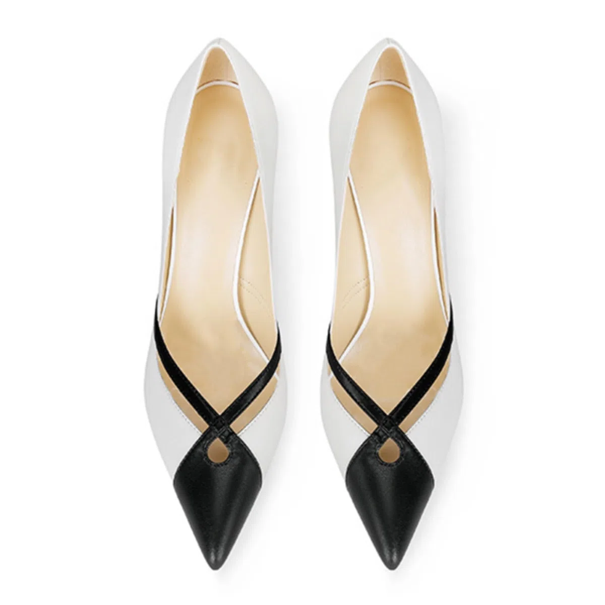 Chaussures à Talons Aiguilles pour Femmes, Escarpins à Bout Pointu, à Enfiler, Talon de 12 cm