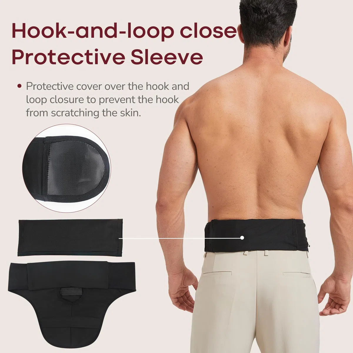 DERAYMI Ceinture de stomie invisible pour colostomie & ileostomie, soutien homme femme nageant en plein air XL