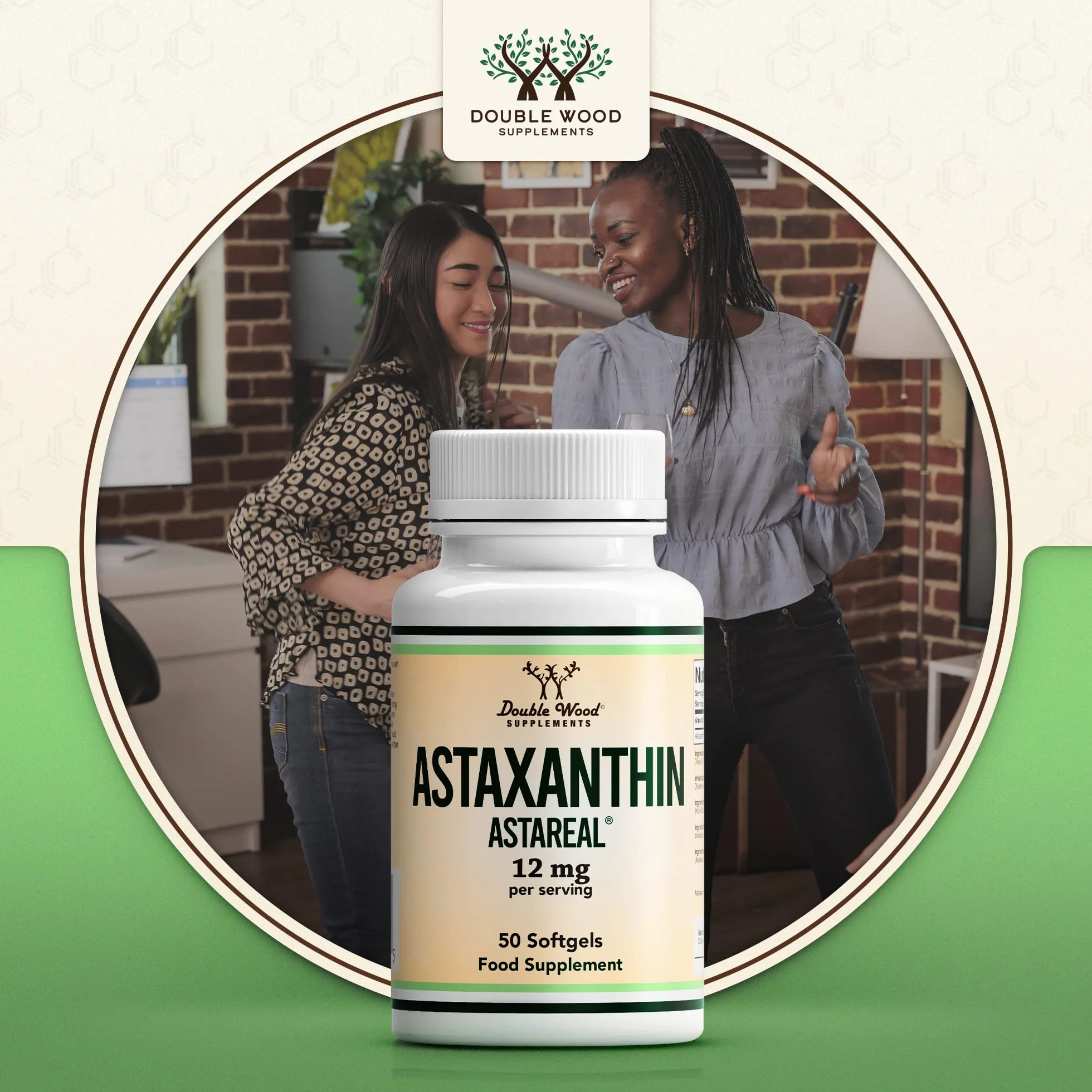 DW Astaxanthin | 50 Capsules Molles - 12 mg Astaxanthine par Portion | Complément Antioxydant Haute Teneur | Sans OGM Sans Gluten | Fabriqué au Royaume-Uni