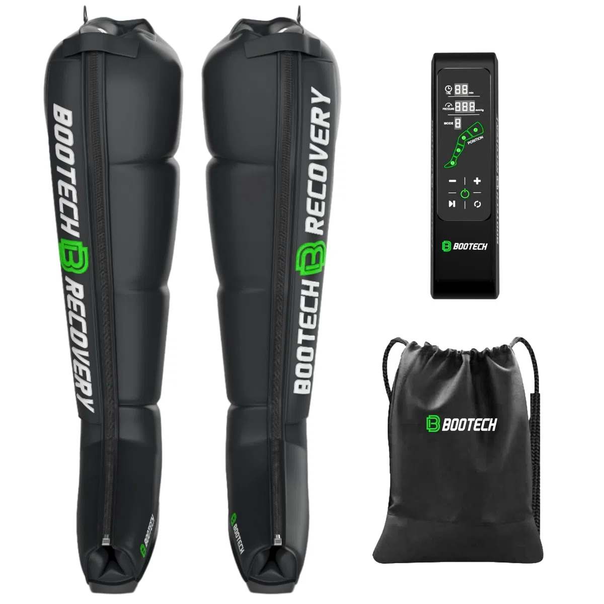 BOOTECH Pressothérapie professionnelle pour la maison, massage des jambes et des pieds fatigués, améliore la circulation, récupération musculaire, drainage lymphatique, rétention d'eau, cellulite (L)
