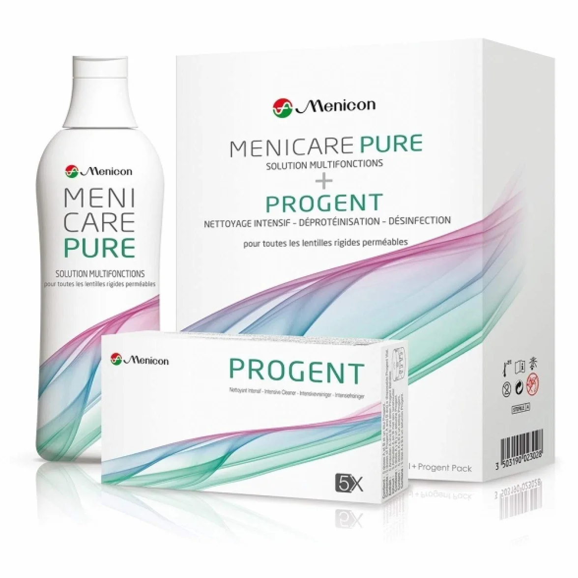 PACK ÉCONOMIQUE - MENICARE PURE (250 ml) & PROGENT NETTOYANT INTENSE (5 traitements)