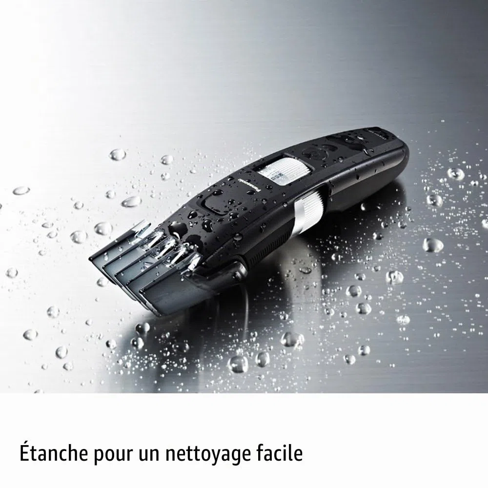 Panasonic - Personalcare ER-GB96-K503 | Tondeuse barbe - Spécial barbes longues 58 Réglages 7 accessoires 50 min d'autonomie Charge en 1 heure Lavable Moteur Torque Noir