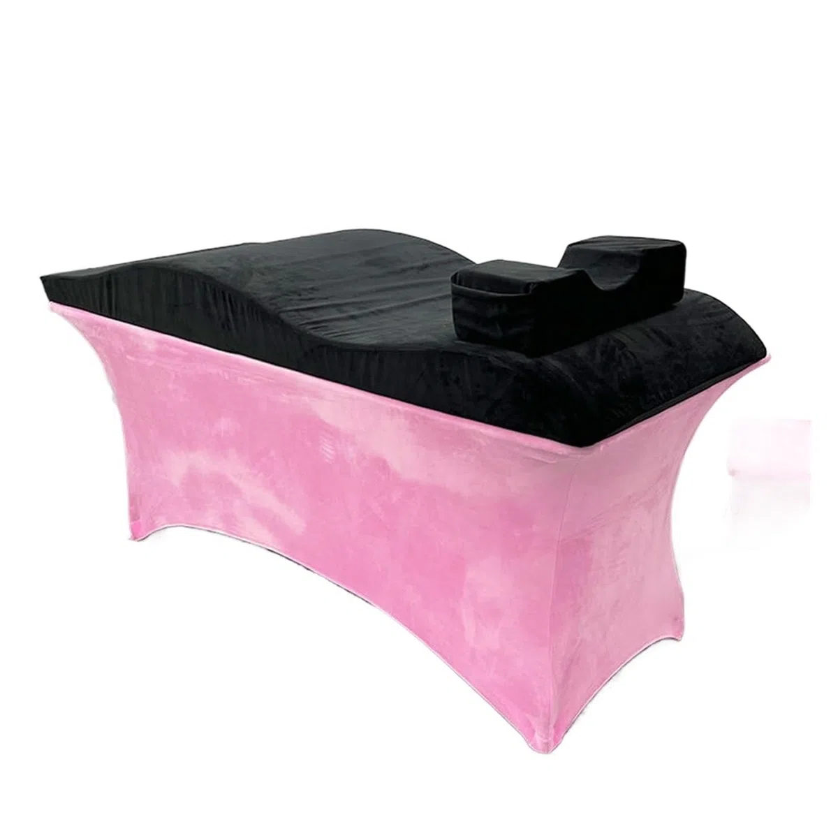Matelas Table De Massage Salon de beauté Extension cils incurvée Surmatelas lit Table massage en velours Matelas for Lit for salon(Plastic cover)