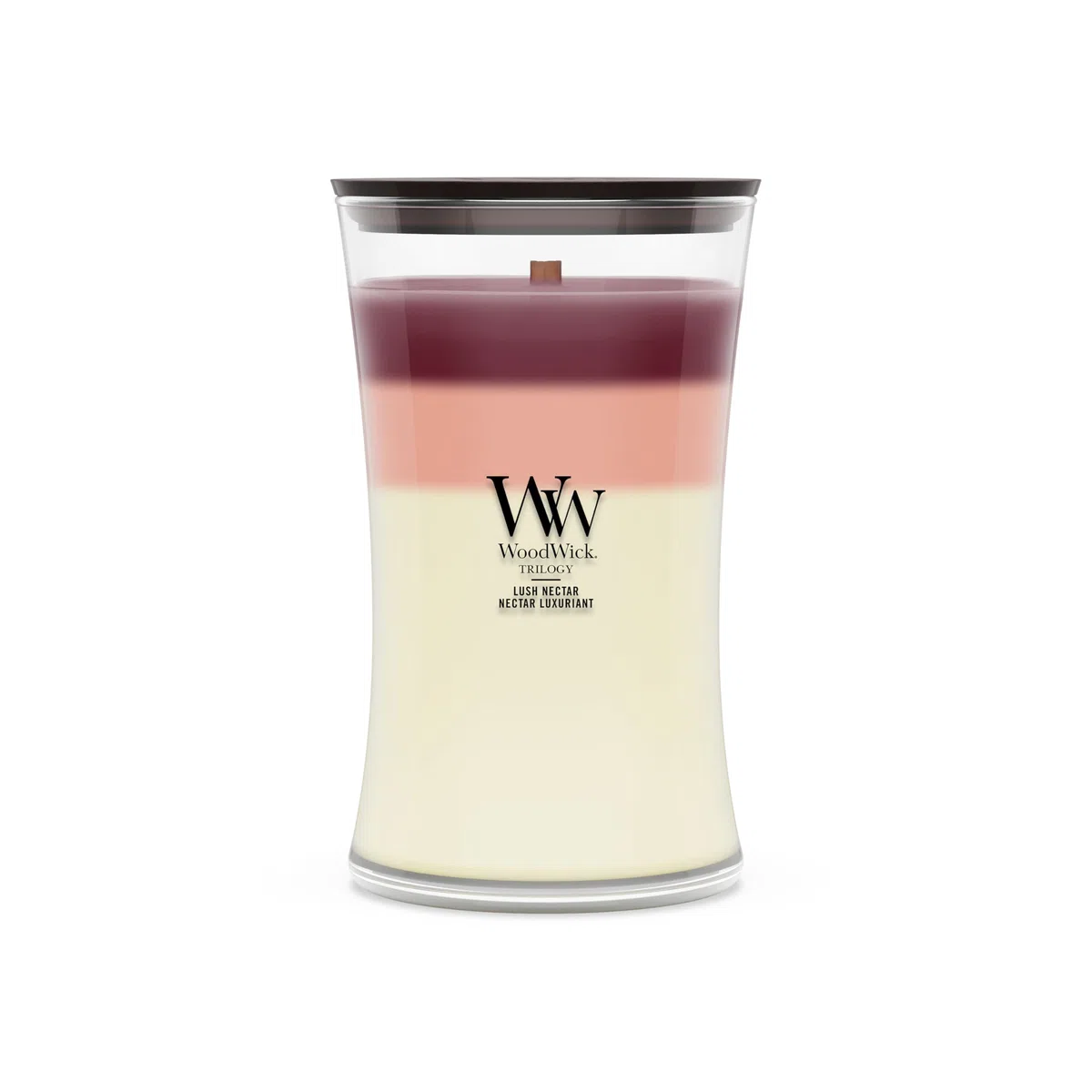 WoodWick Bougie parfumée | Grande bougie sablier | Nectar luxuriant | Cadeaux parfaits pour femmes