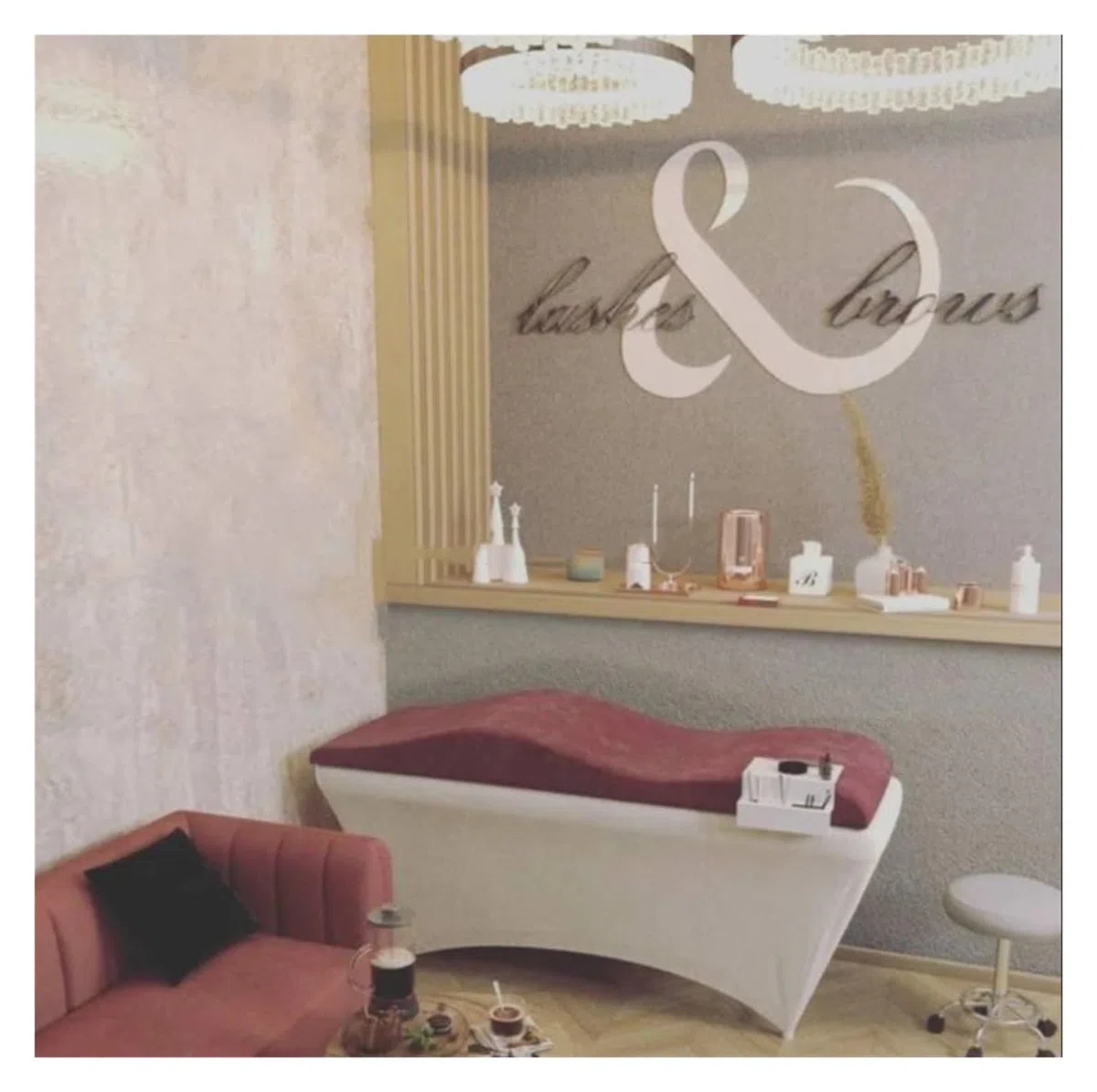 Matelas Table De Massage Salon de beauté Extension cils incurvée Surmatelas lit Table massage en velours Matelas for Lit for salon(Plastic cover)