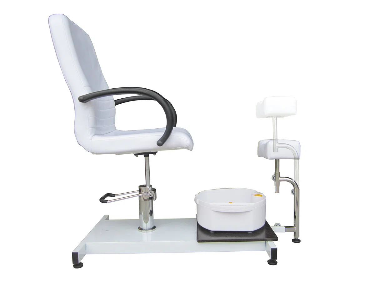 Olimpia Fauteuil podologique pour pédicure avec Baignoire (Blanc)