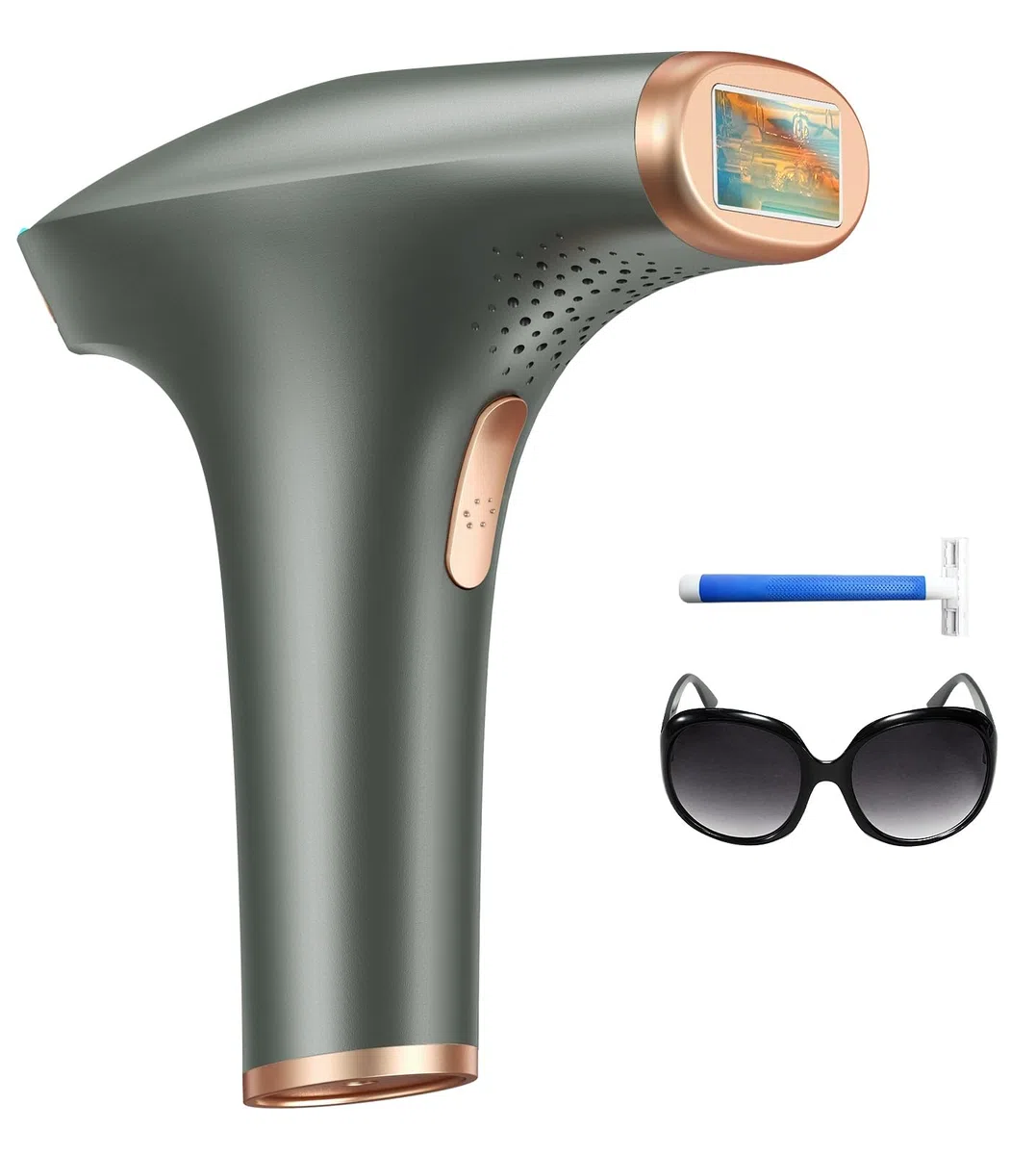 Épilateur Lumière Pulsée Haarlosy 999,900 Flashs 9 Niveaux Laser IPL pour Femme et Homme