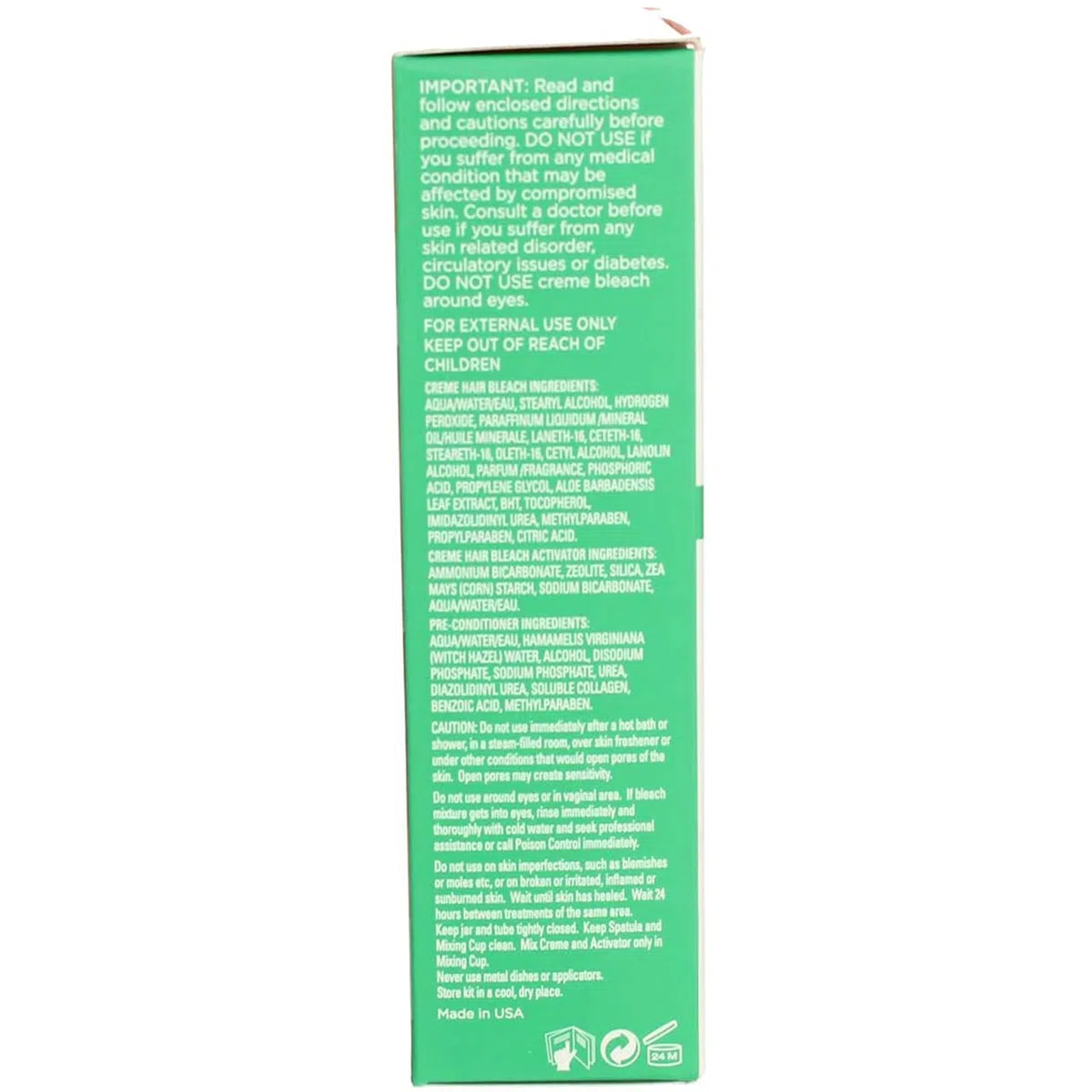 Sally Hansen Extra Strength Creme Hair Bleach For Face Body