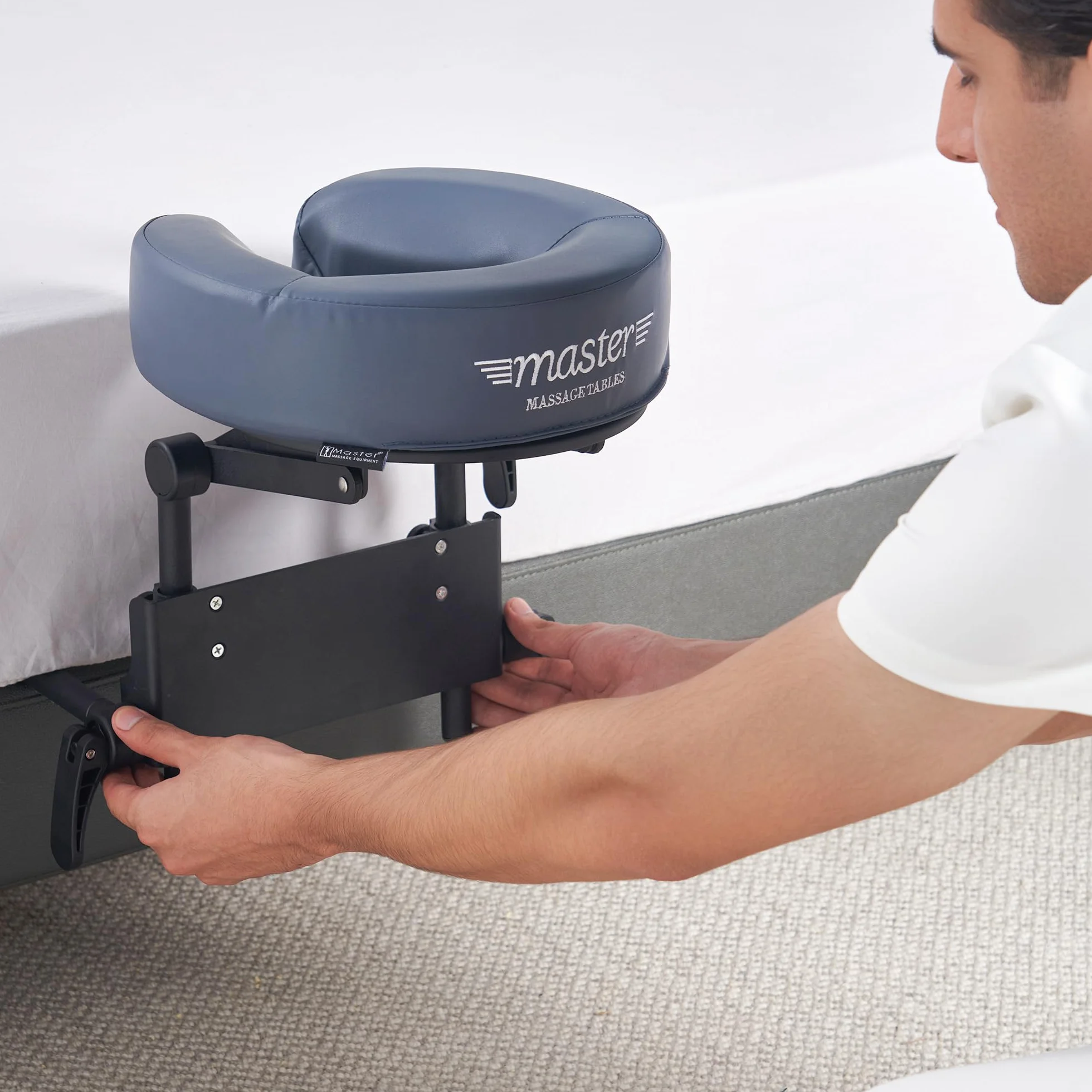 Master Massage Matelas de massage pour la maison avec appuie-tête réglable et coussin pour le visage