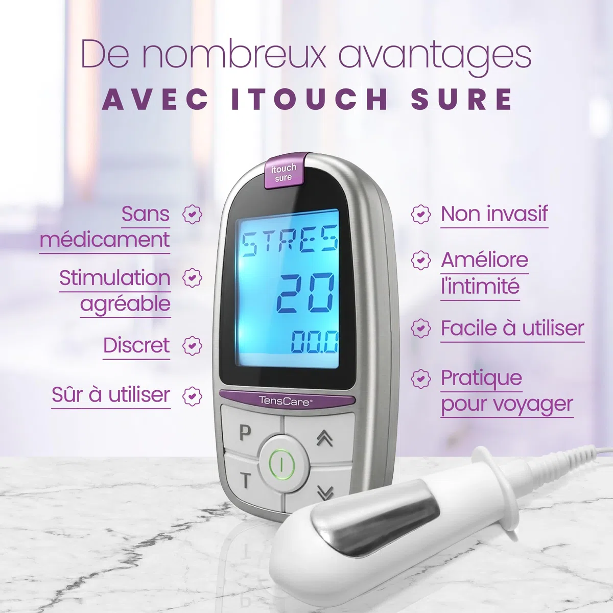 TensCare - iTouch Sure appareil de tonification du plancher pelvien