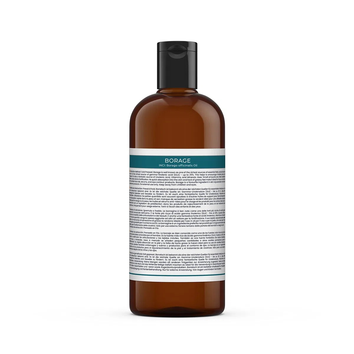 Mystic Moments L’huile de Graines de Bourrache - 1 Litre - 100% Pur