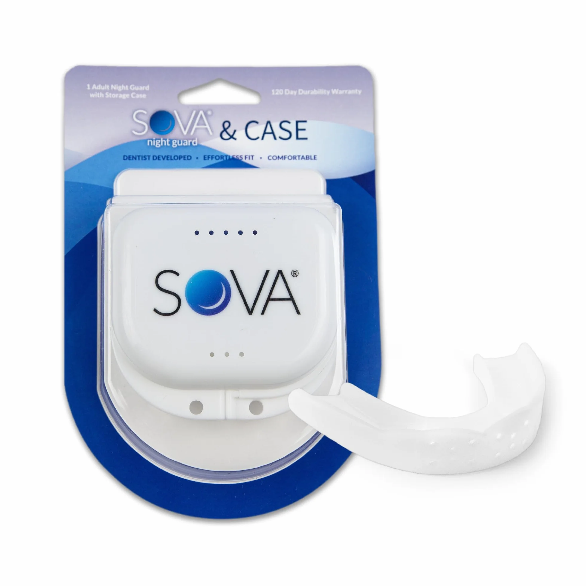 SOVA Night Guard 3D Gouttière Dentaire Nocturne Bruxisme Protège-dents sur Mesure 1,6 mm