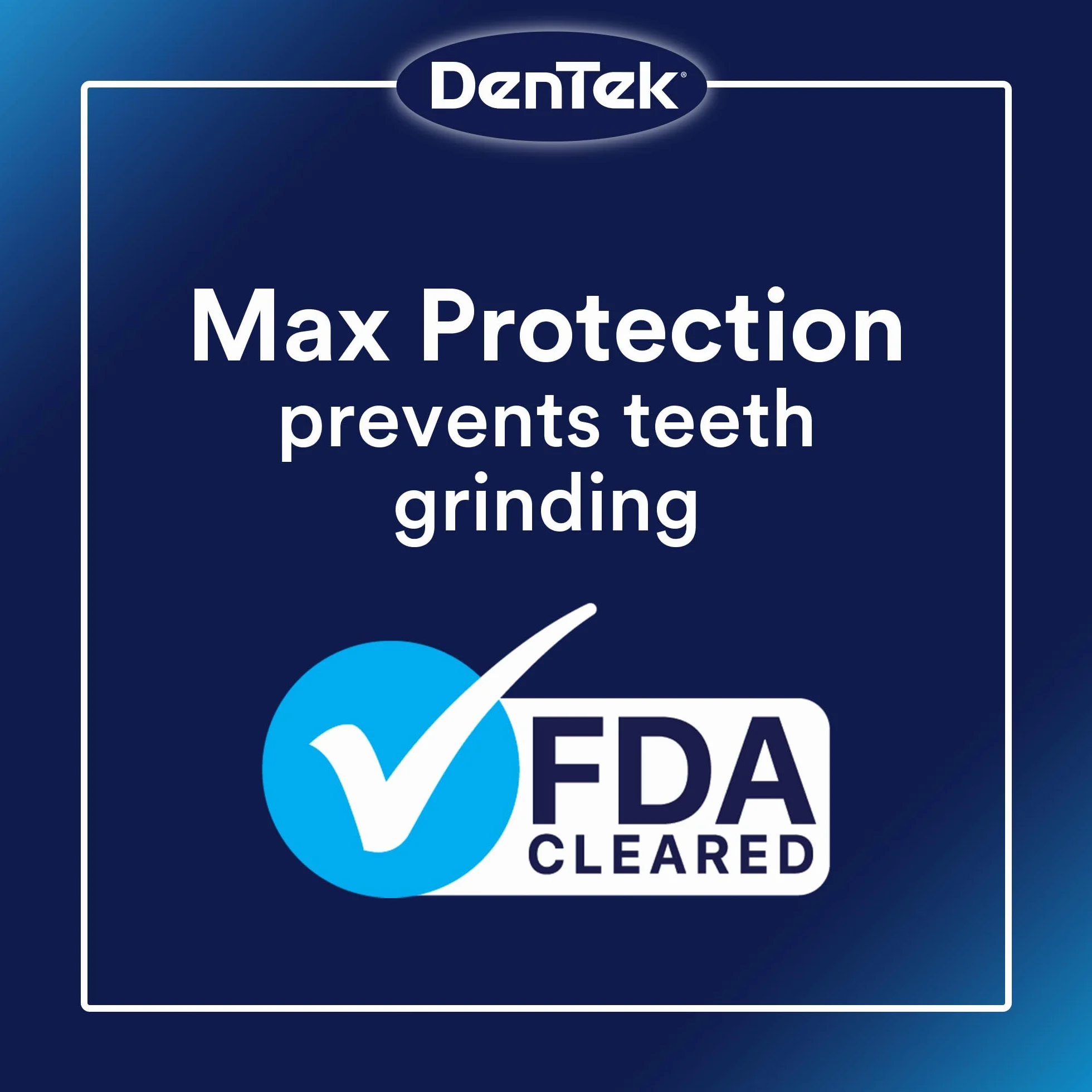 DenTek Protection dentaire professionnelle maximale pour le grincement des dents nocturnes