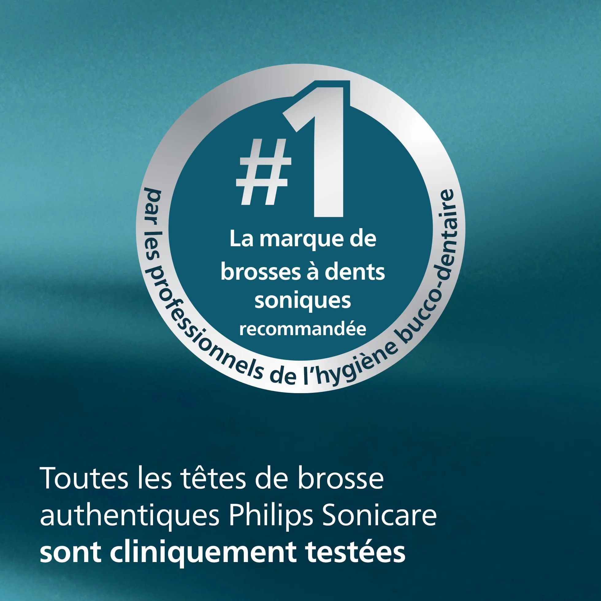 Philips Sonicare C1 ProResults têtes de brosse à dents de rechange d'origine blanc lot de 8 HX6018/87