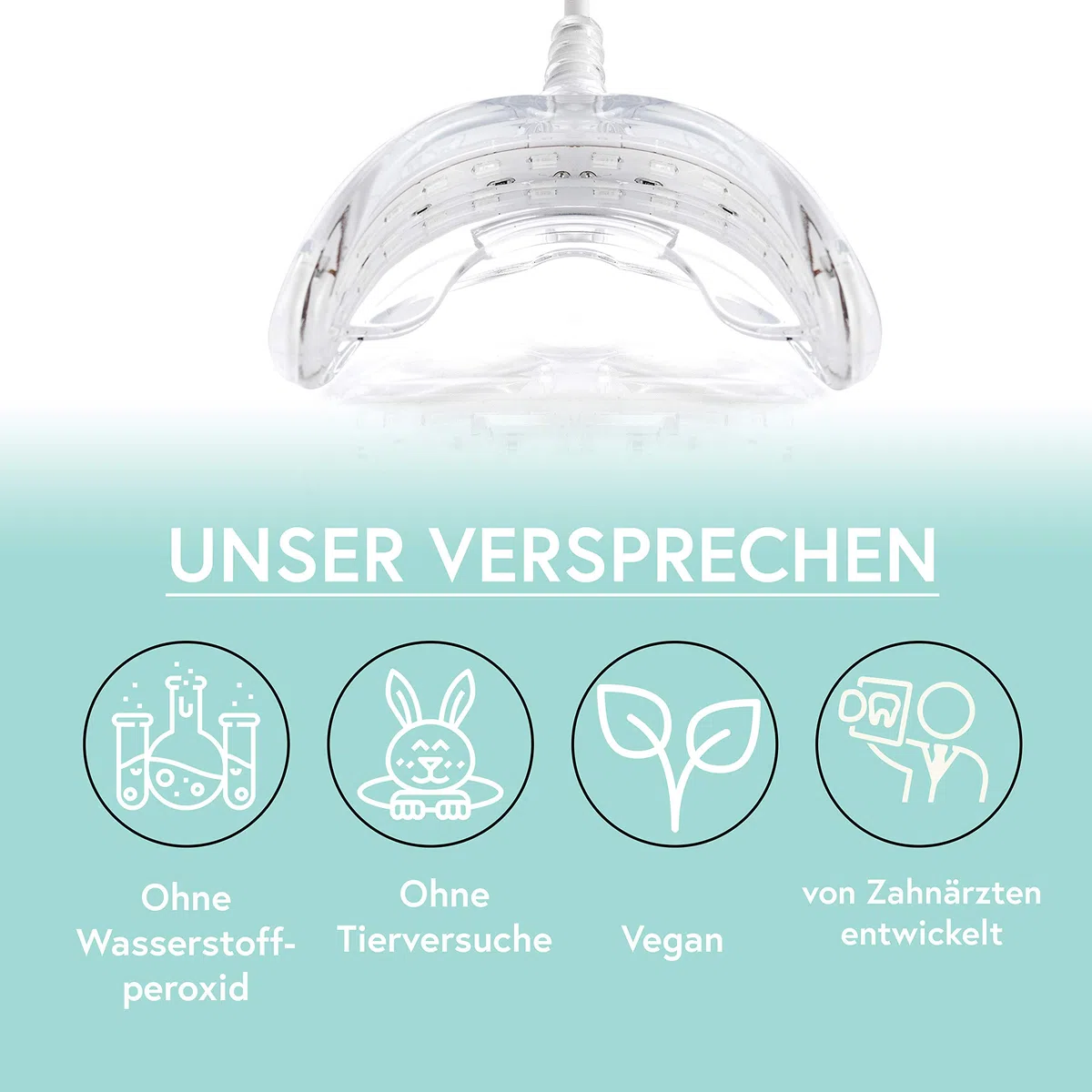 Kit de blanchiment des dents UniqueSmile - Haute qualité, éclaircissement des dents blanches, essence sans risque