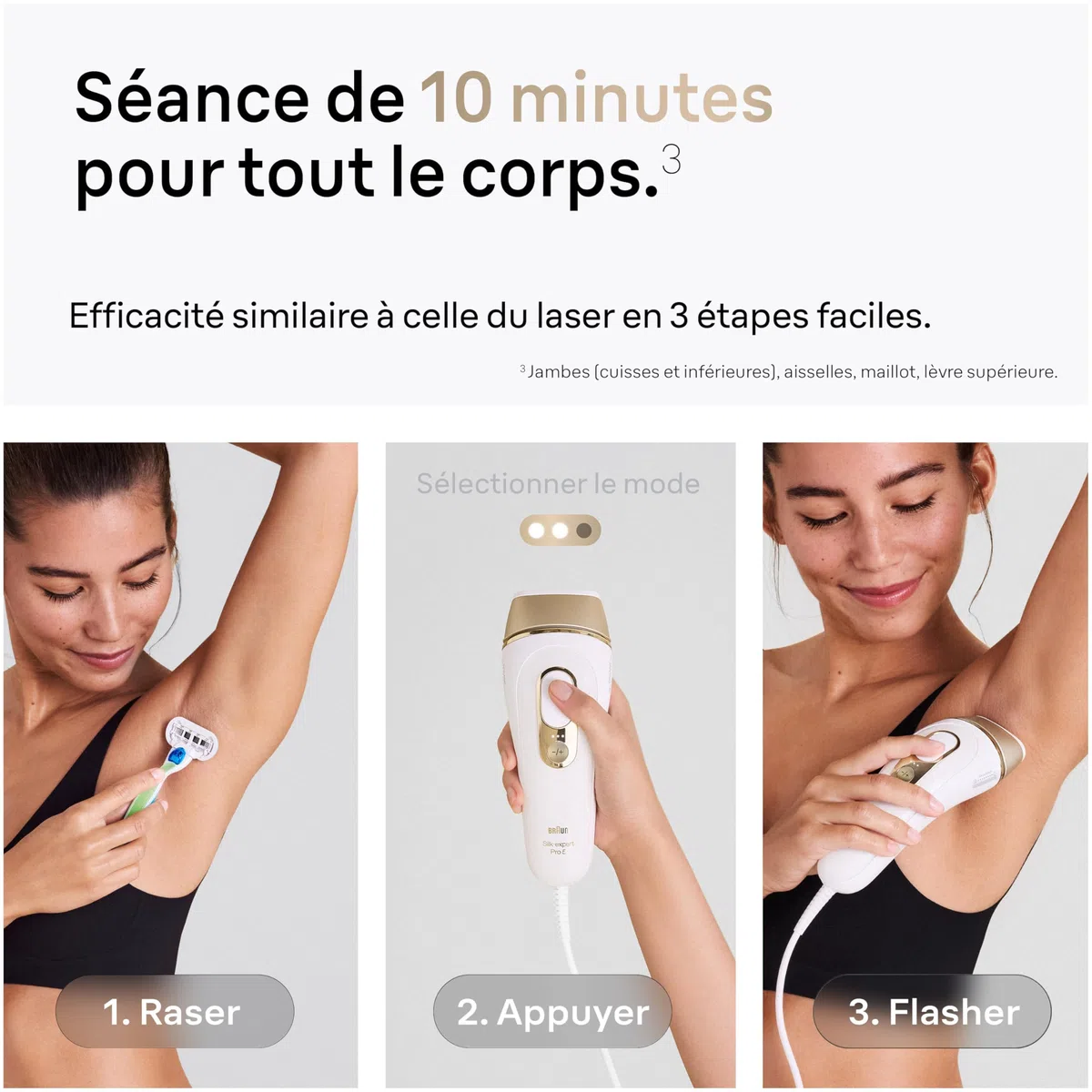Braun Epilateur Lumiere Pulsee Silk·expert Pro 5, Epilation Semi-Définitive, Alternative Au Laser, Résultats En 2 Séances, Têtes Pour Épiler Jambes, Visage, Maillot Et Plus