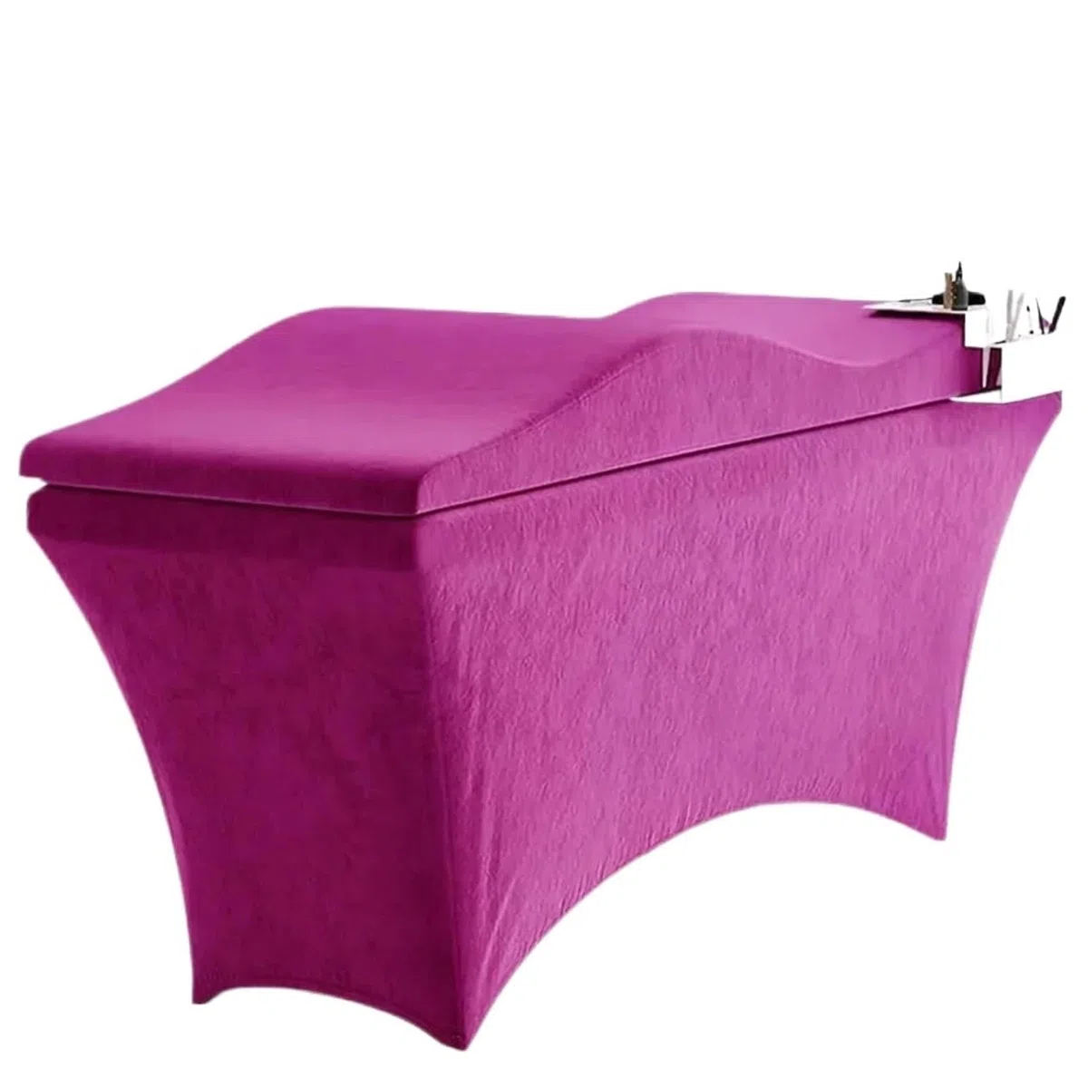 Matelas Table De Massage Surmatelas incurvé for Salon de beauté Lash Bed, Matelas en Mousse à mémoire de Forme Lash Bed Coussin Massage(Green)