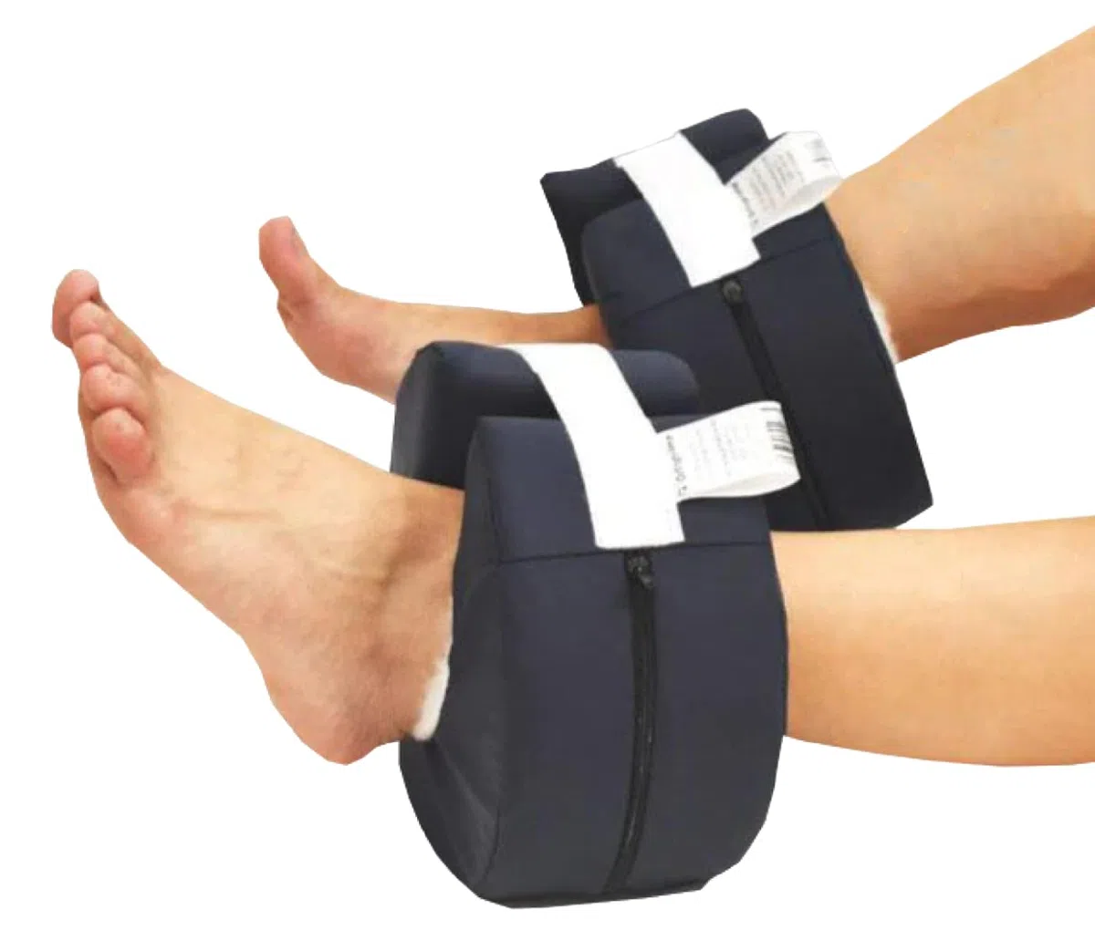 OrtoPrime PACK 2 Talonnières Anti-escarres Rondes Imperméables - Protecteurs de Talons Anti-escarres Réglable à l’Utilisateur - Coussins Anti-escarres Ergonomiques - Talons orthopédique pour Pieds