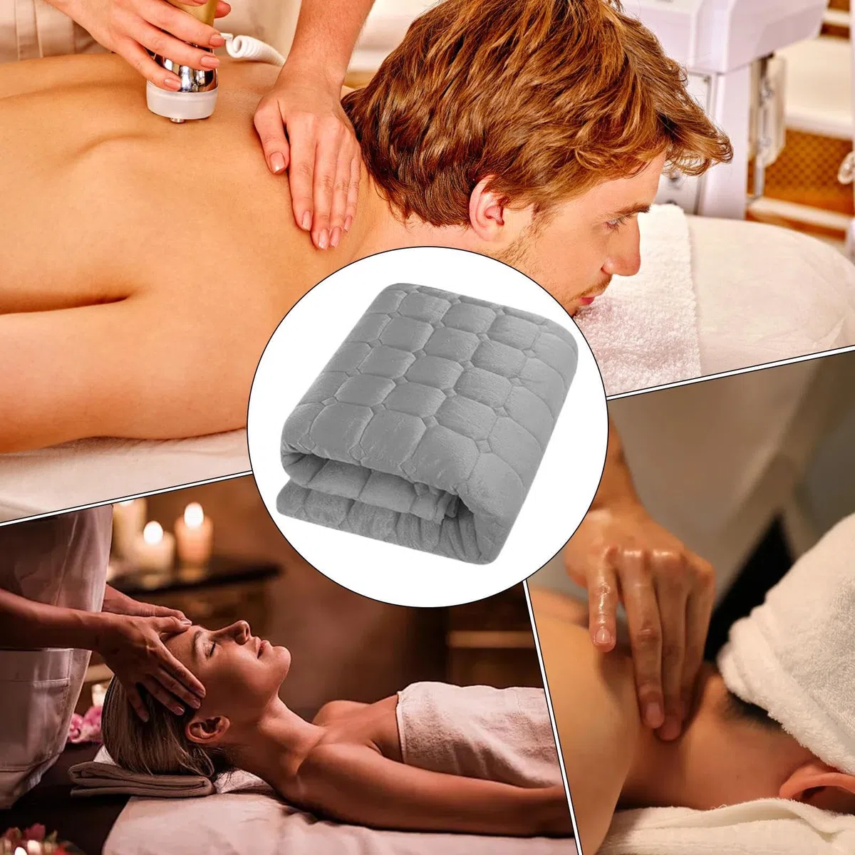 Generico Coussin de lit esthétique, coussin de table de massage antidérapant | matelas lavable respirant 180 x 90 cm pour canapés, salons, chaises longues, sofa traitements