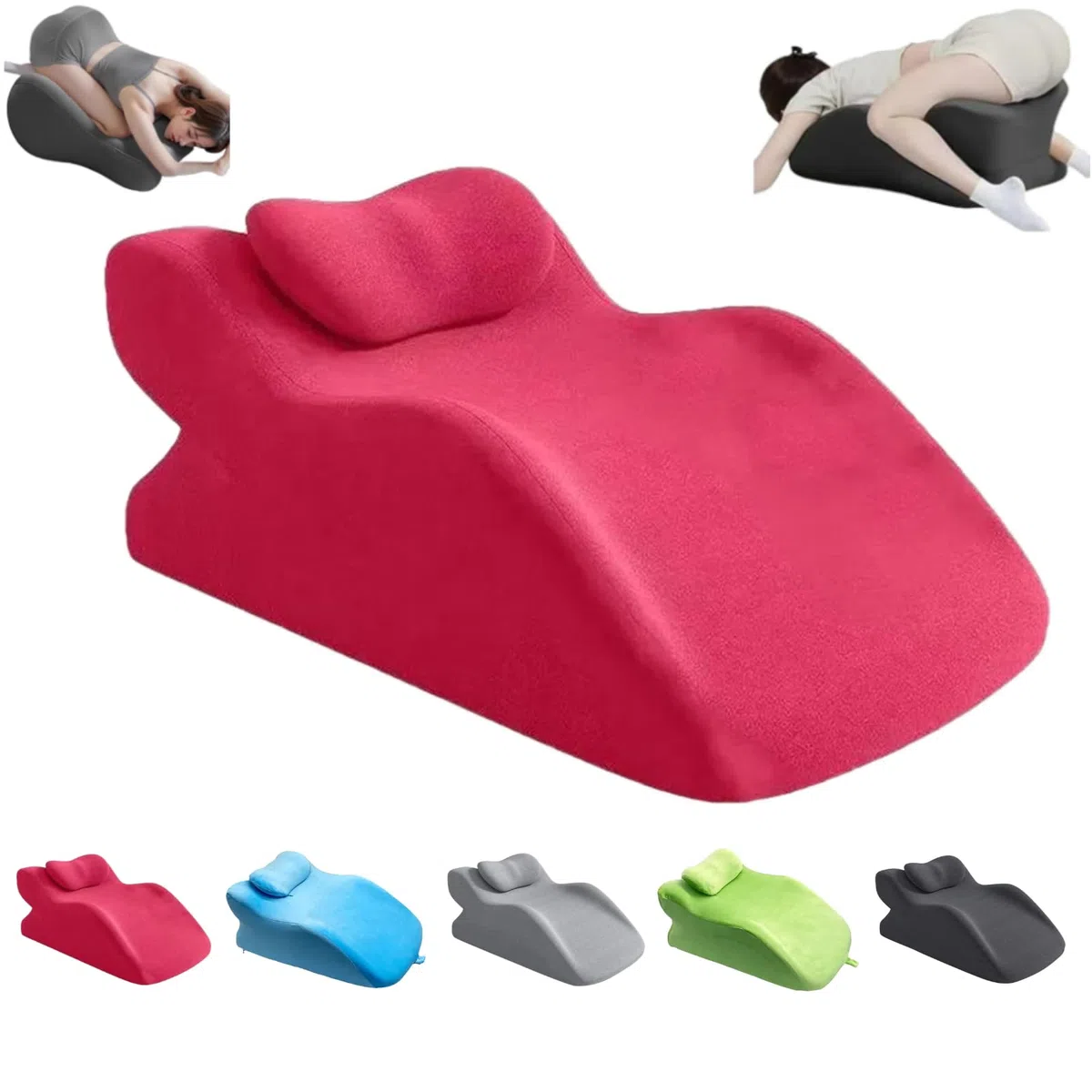 Coussin sexuel pour couples - Coussin cale doux en mousse à mémoire de forme - Soutien ergonomique de la colonne vertébrale