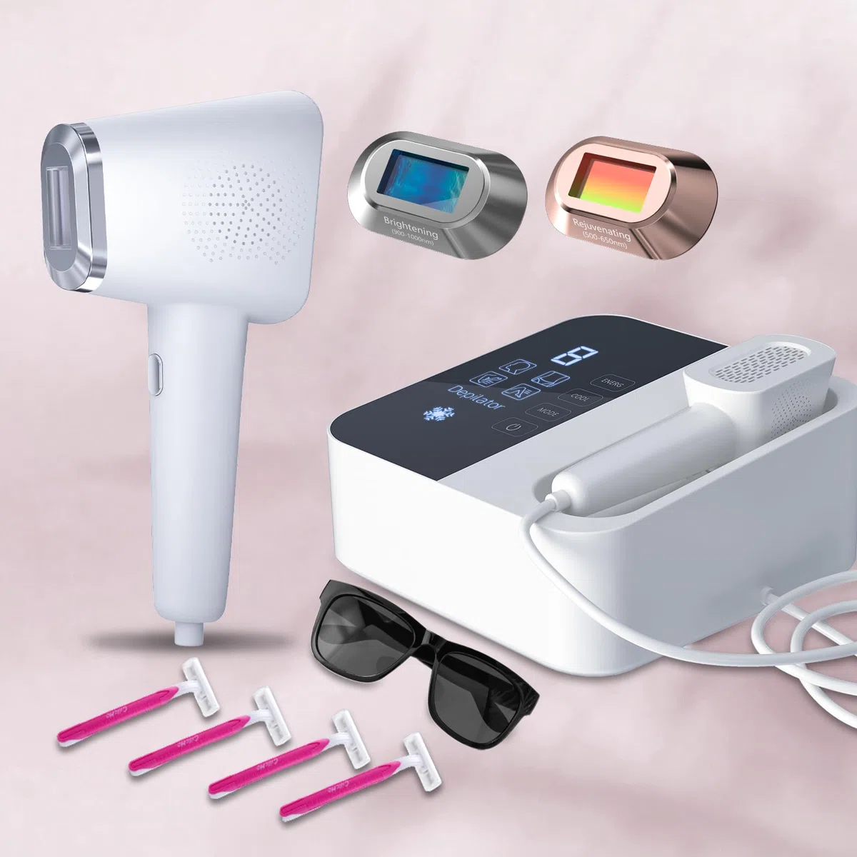 Appareil d'épilation IPL 3 en 1 pour tout le corps, indolore, sûr, pour salons, spas et domicile