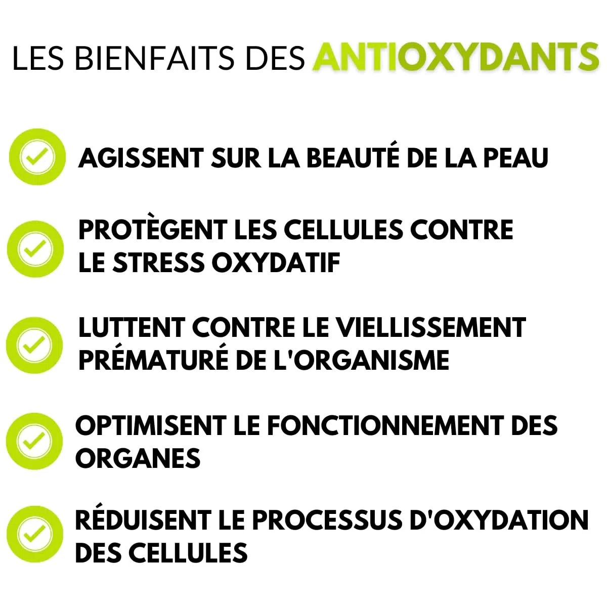 Antioxydants - 60 gélules | Protection cellulaire • Anti-âge | Glutathion, NAC, Q10, Vitamines | Lutte contre le vieillissement | Fabriqué en France | Nutrition pro
