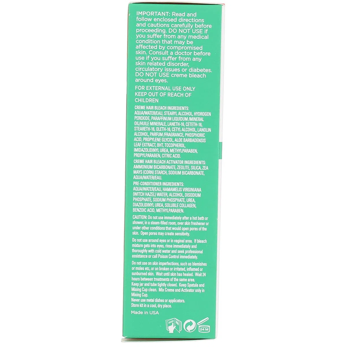 Sally Hansen Extra Strength Creme Hair Bleach For Face Body