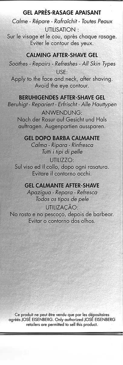 EISENBERG Homme Le Gel Après Rasage Apaisant 75 ml