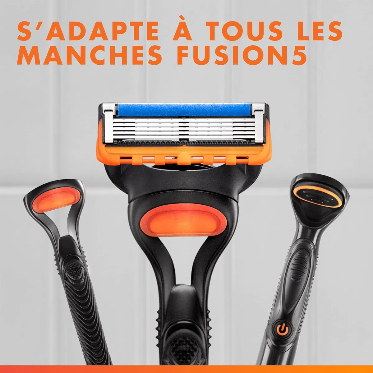 Gillette Lames de Rasoir Homme Fusion 5, Pack de 20 – Recharges Longue Durée en Acier Inoxydable pour le Rasage Confortable, Bande Lubrifiante, Micro-Lamelles, 1 Rechange Jusqu’à 20 Rasages