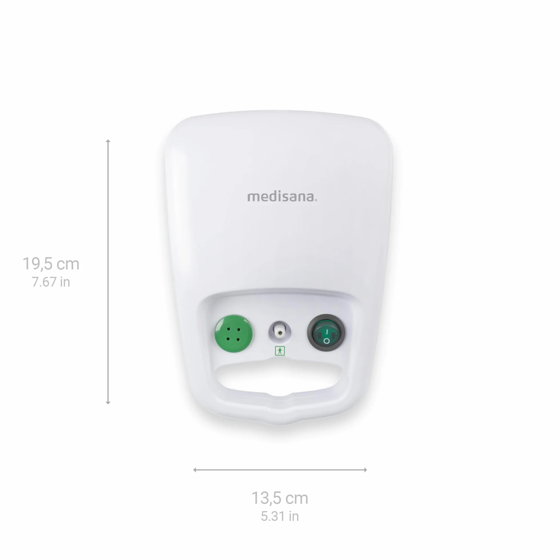 Medisana IN 500 inhalateur, nébuliseur à compresseur avec embout buccal et masque pour adultes et enfants, pour le rhume ou l'asthme avec accessoires supplémentaires et tube long