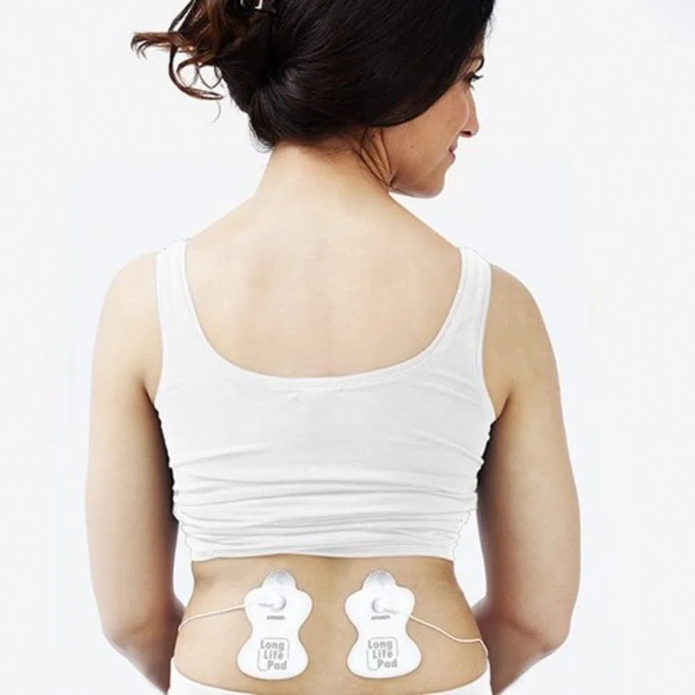 OMRON E3 Intense Appareil Antidouleur Portable TENS – Électrostimulateur Musculaire avec 6 Programmes