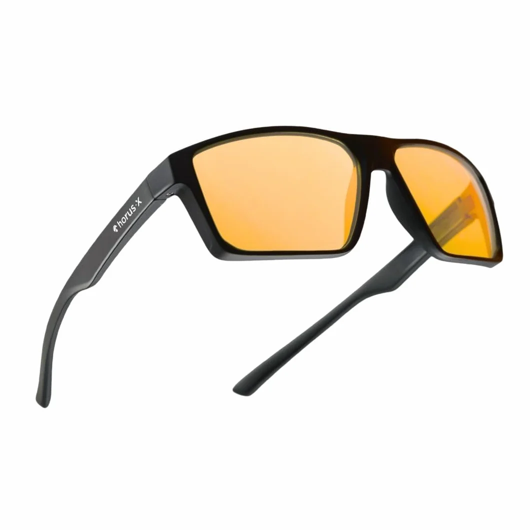 Horus X Lunette Gaming anti lumière bleue Homme Femme Anti Fatigue Migraine Oculaire V3