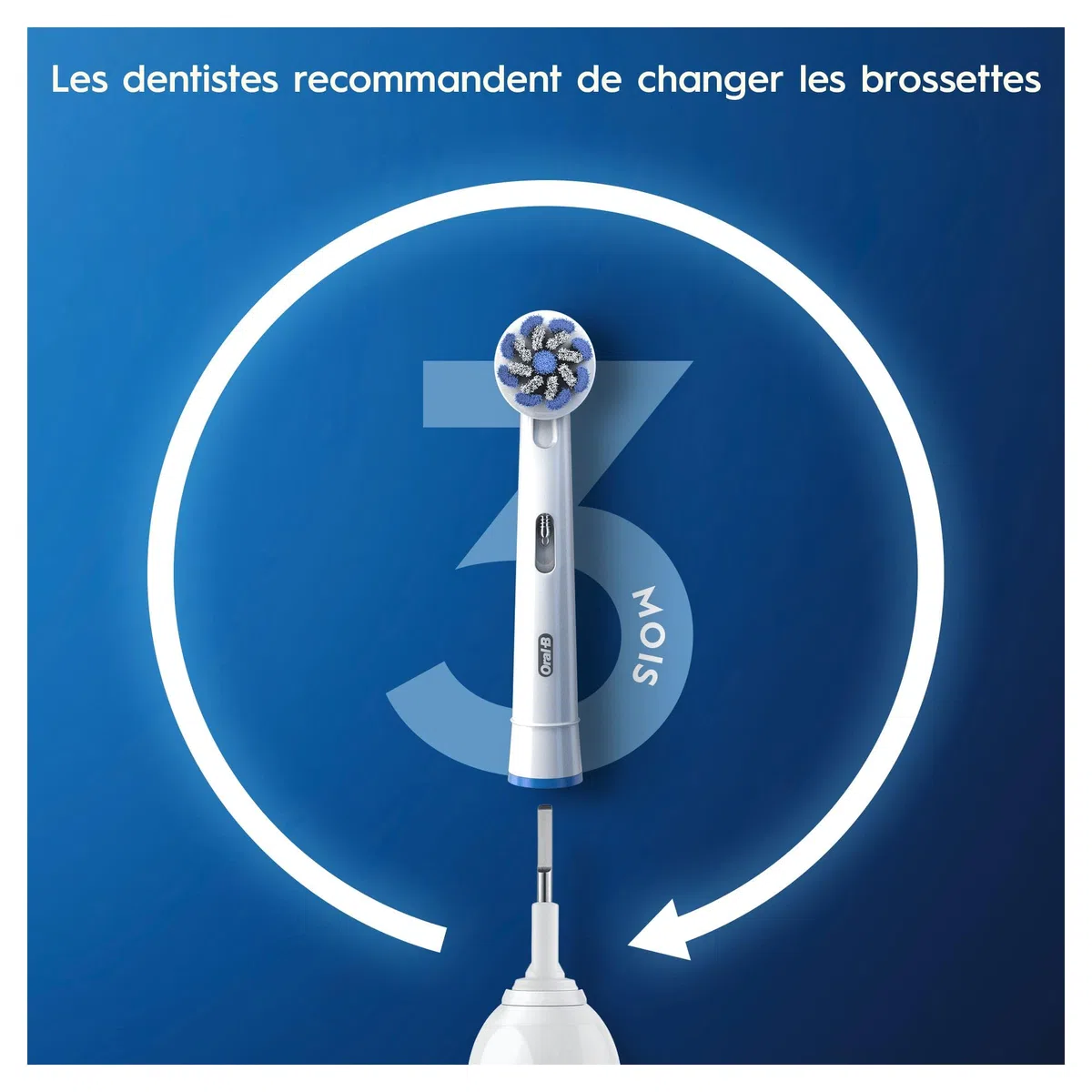 Braun Oral-B PRO 1 700 Brosse À Dents Électrique Rechargeable, 1 Brossette