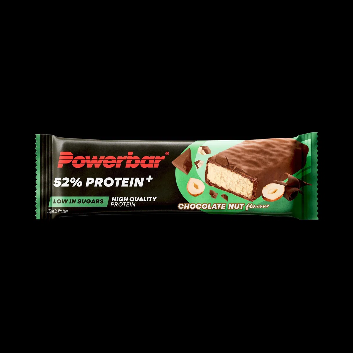 PowerBar 52% ProteinPlus Pack de 20 Barres Low Sugar Chocolate Nut 50 g